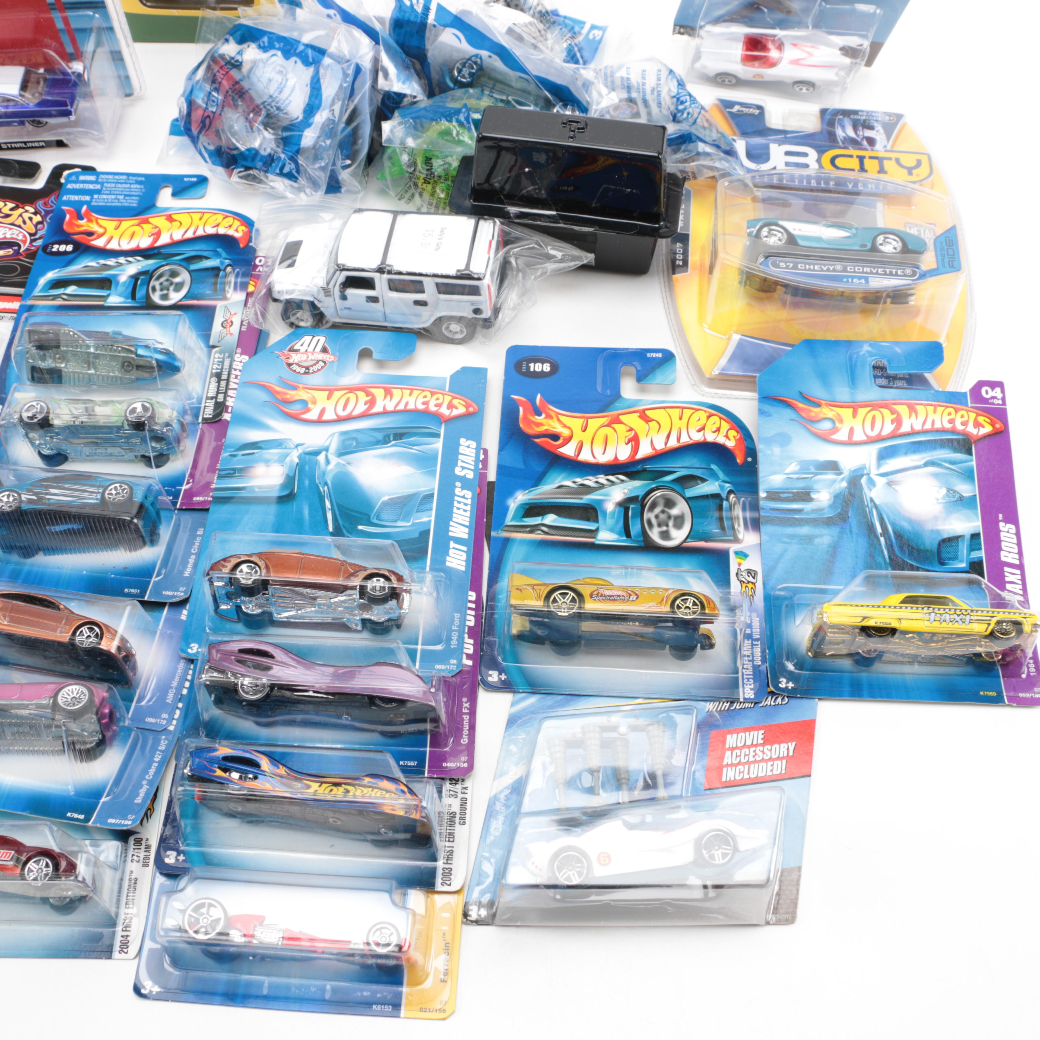 Collection of Hot Wheels Die-Cast Cars