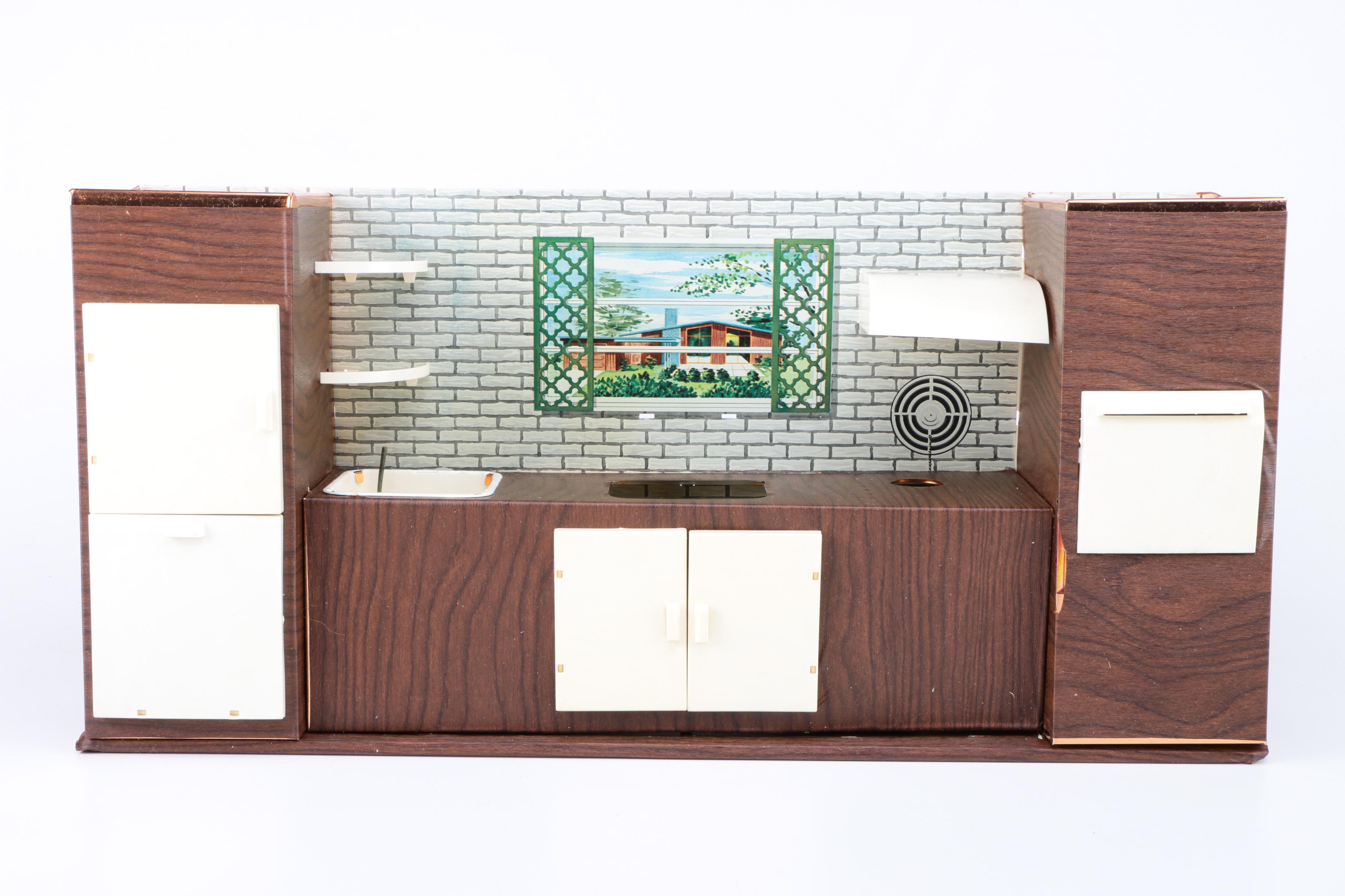 Assortment of Doll House Furniture and Accessories