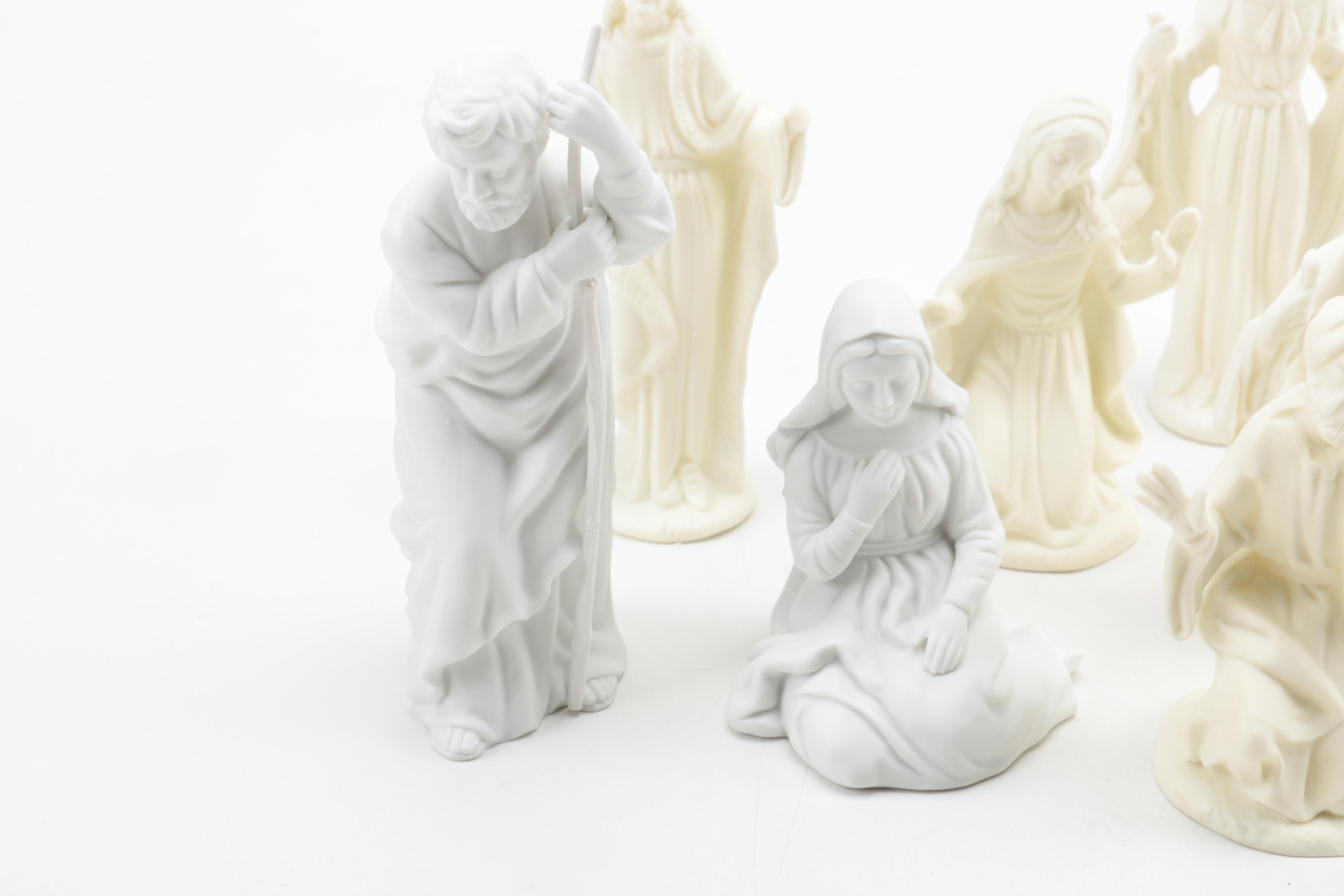 Porcelain Nativity Figurines