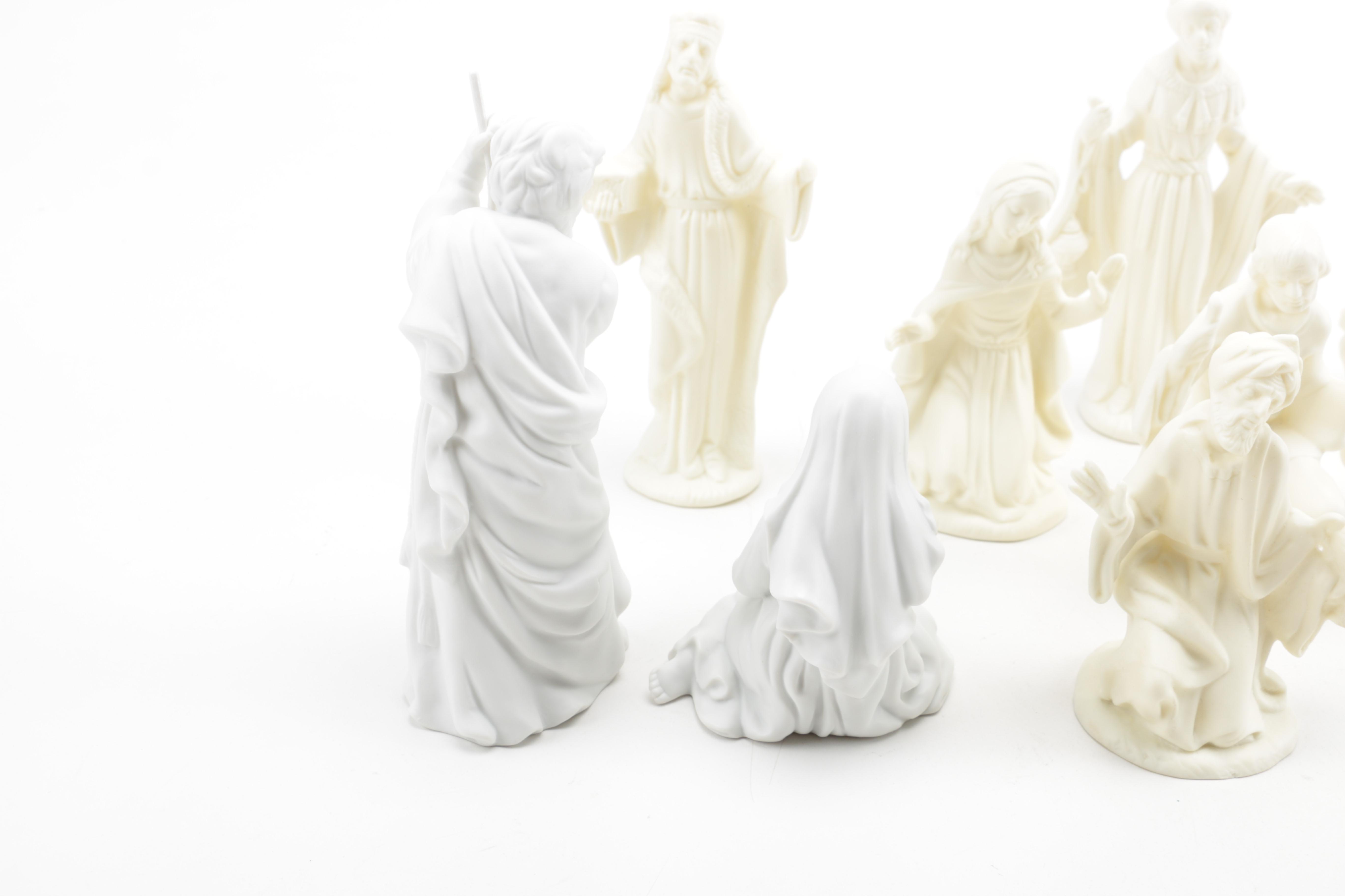 Porcelain Nativity Figurines