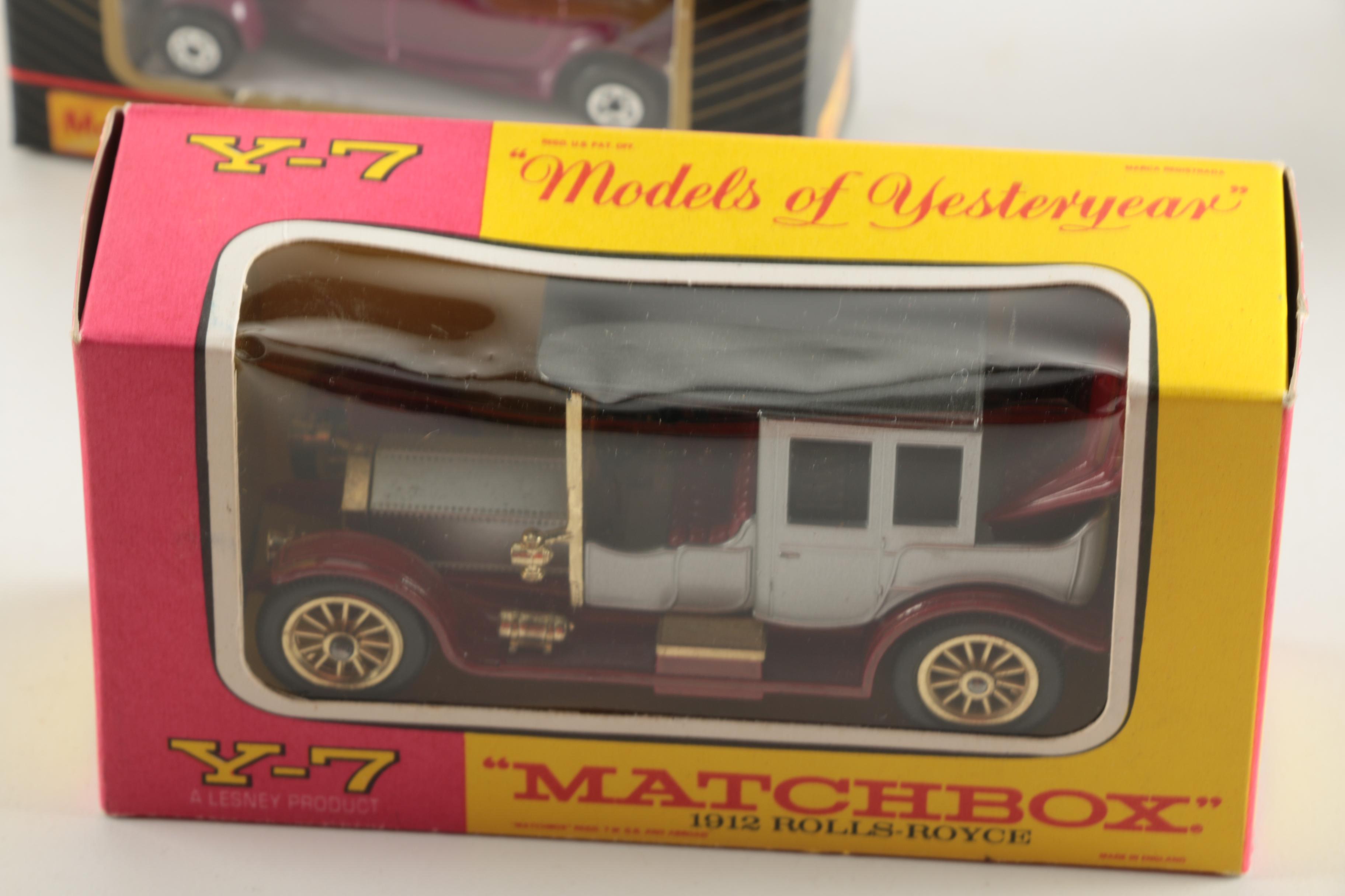 Collection of Die-Cast Cars Including Matchbox "Models of Yesteryear"
