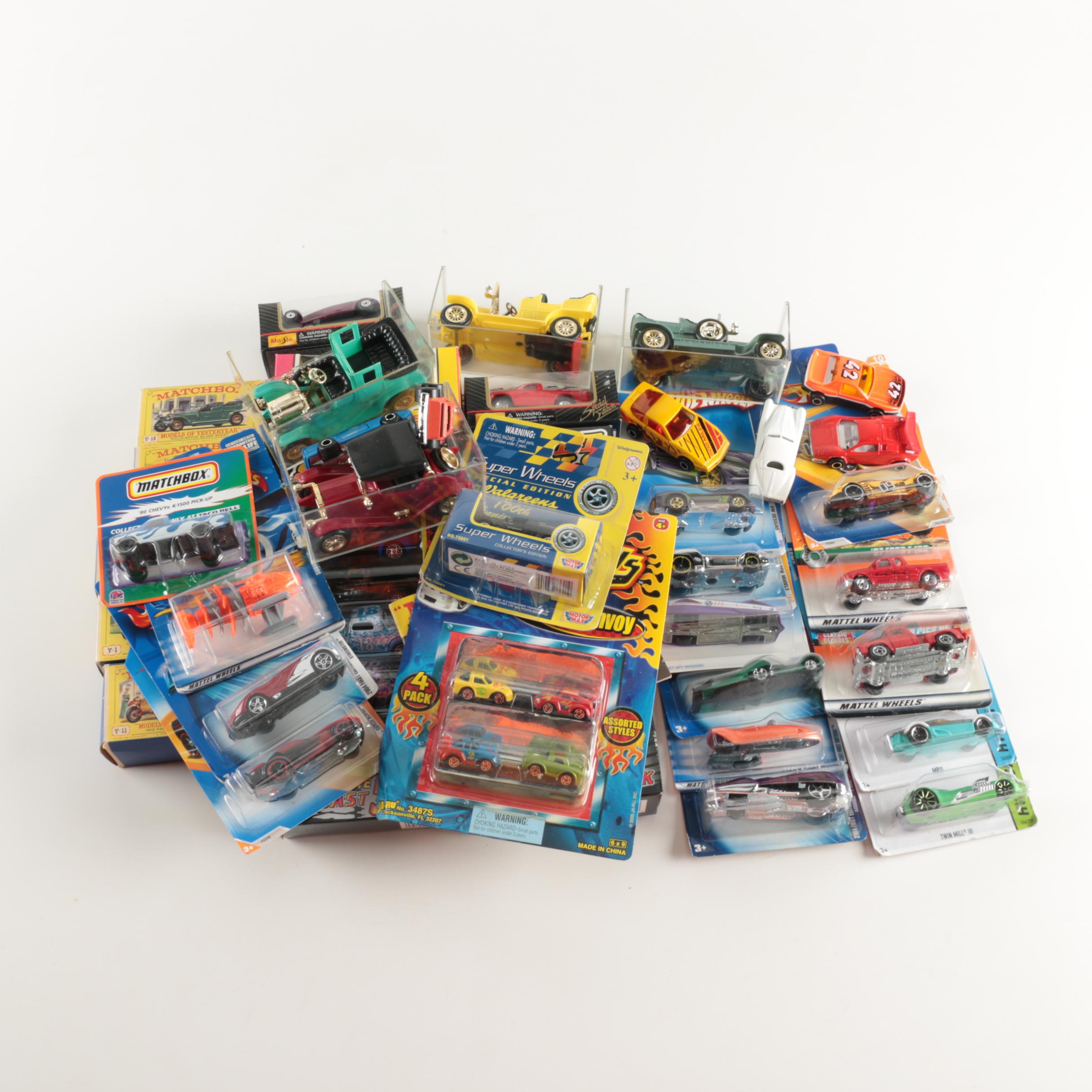 Collection of Die-Cast Cars Including Matchbox "Models of Yesteryear"