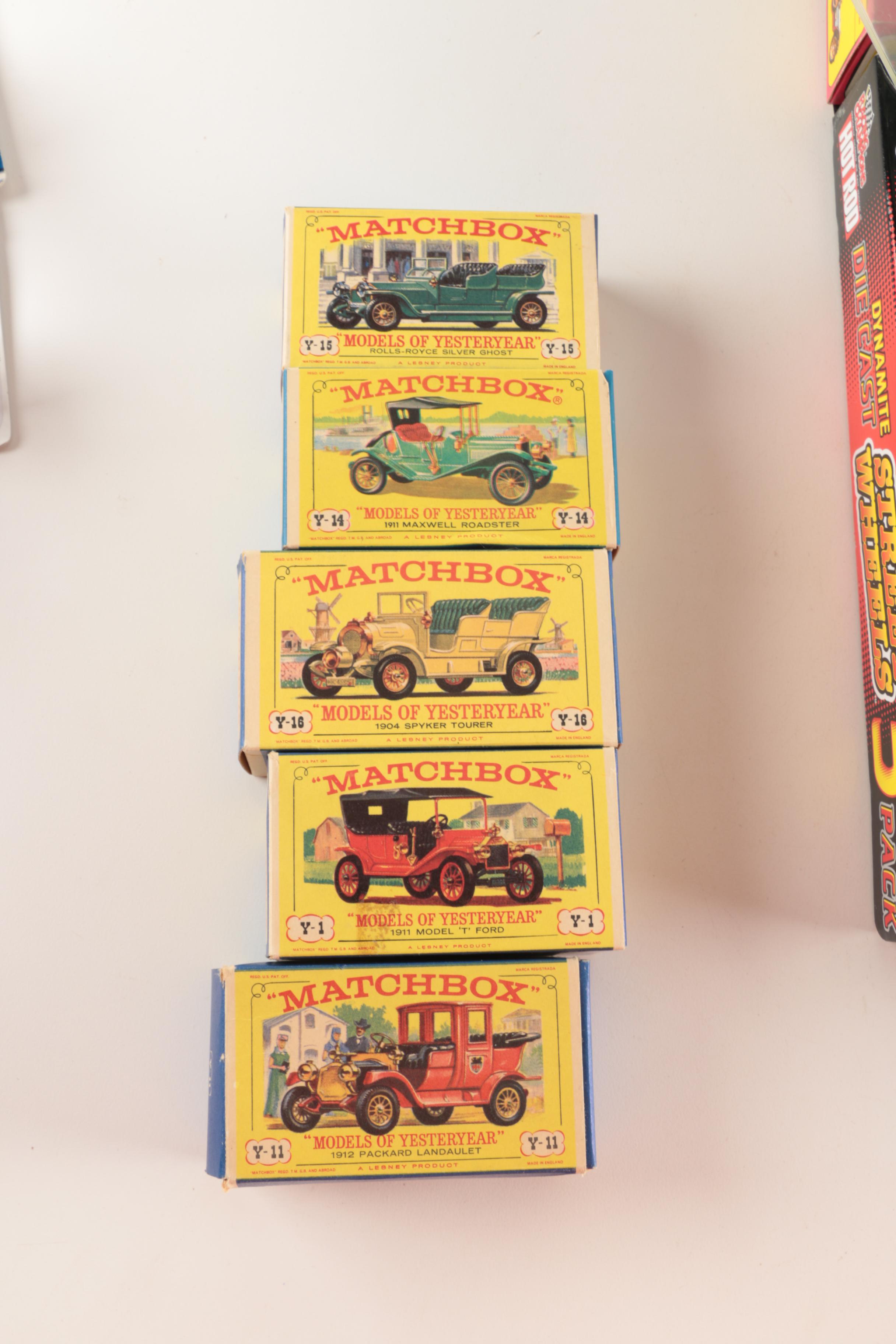 Collection of Die-Cast Cars Including Matchbox "Models of Yesteryear"