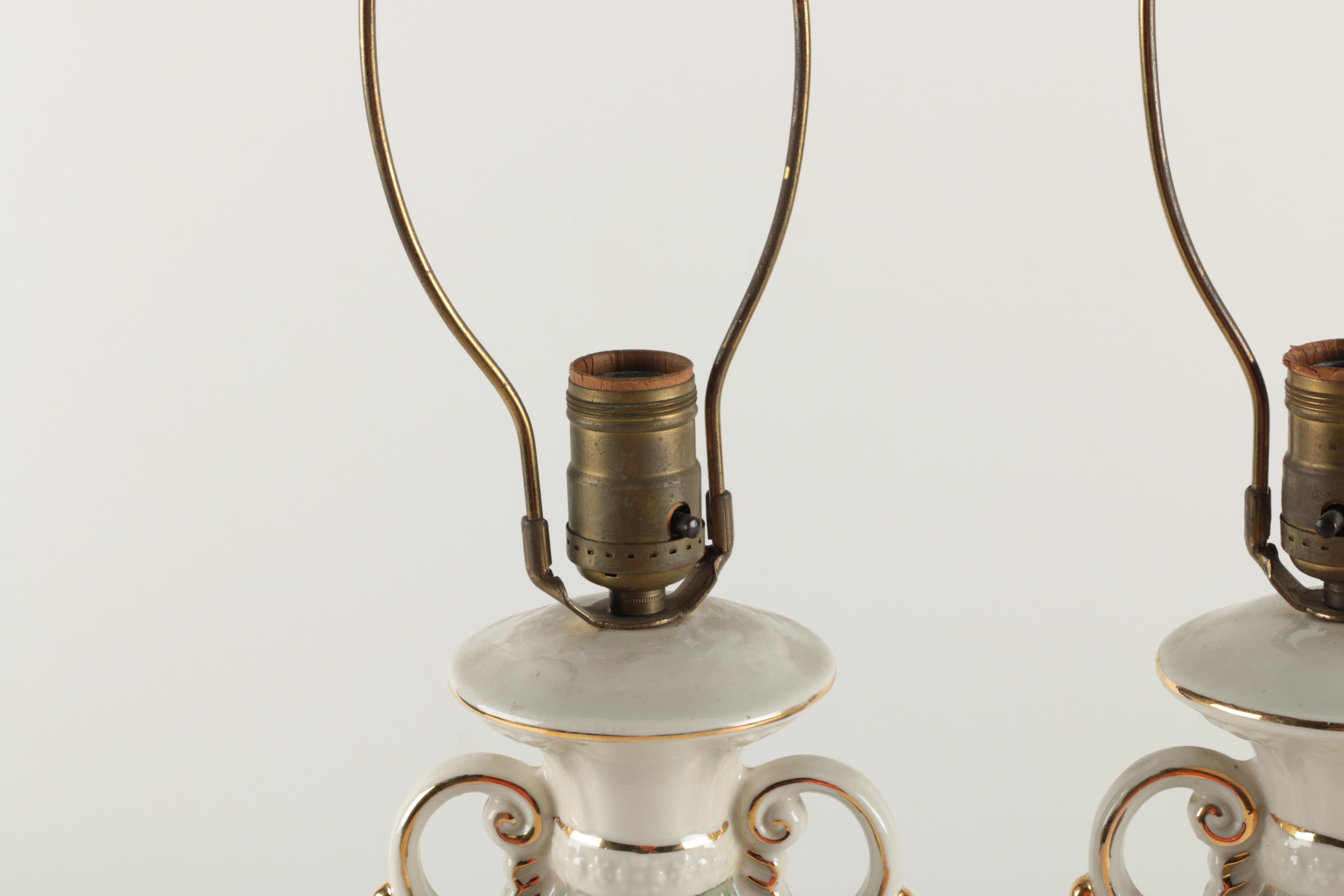 Capodimonte Style Ceramic Lamps