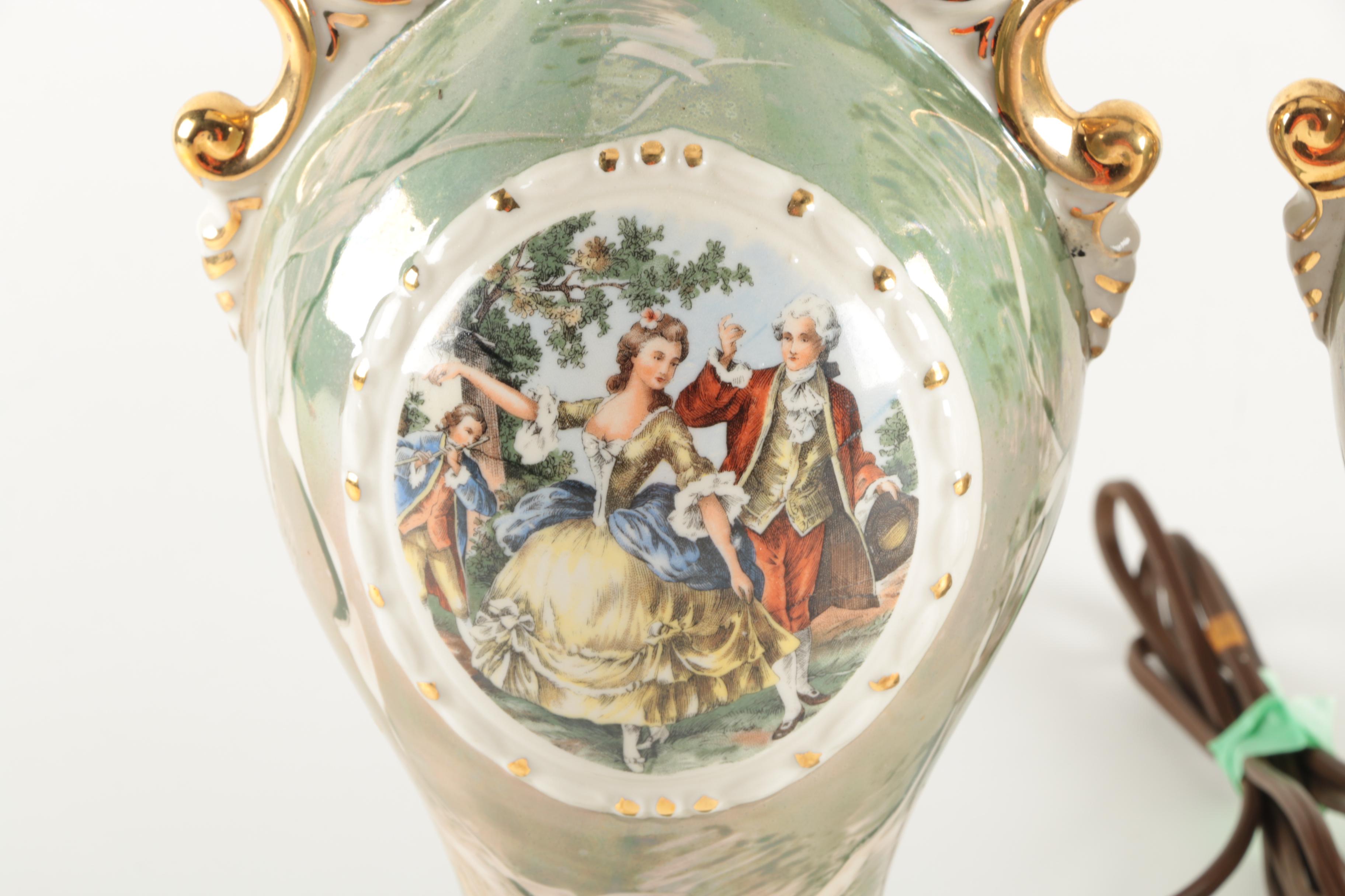 Capodimonte Style Ceramic Lamps