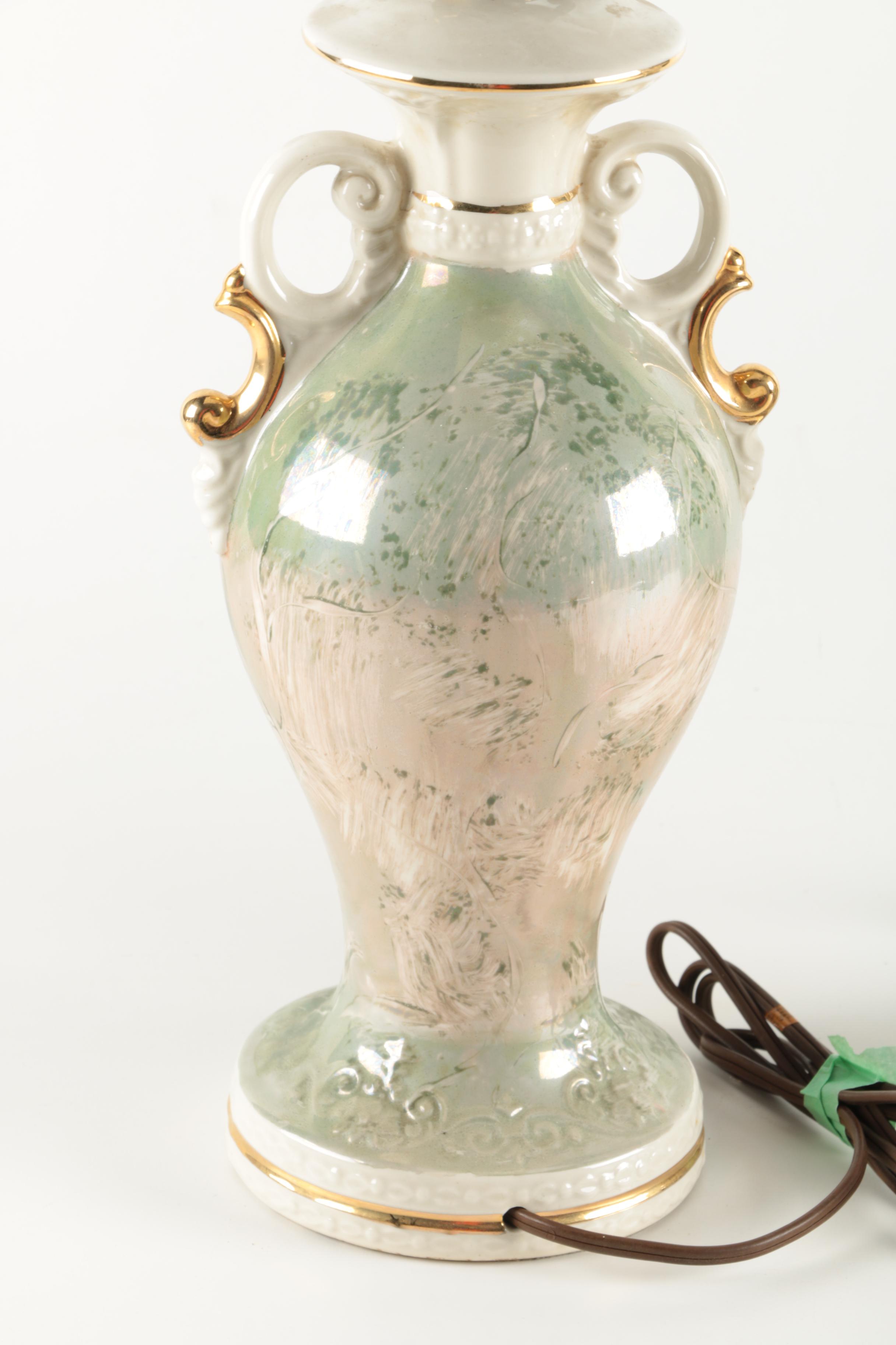 Capodimonte Style Ceramic Lamps