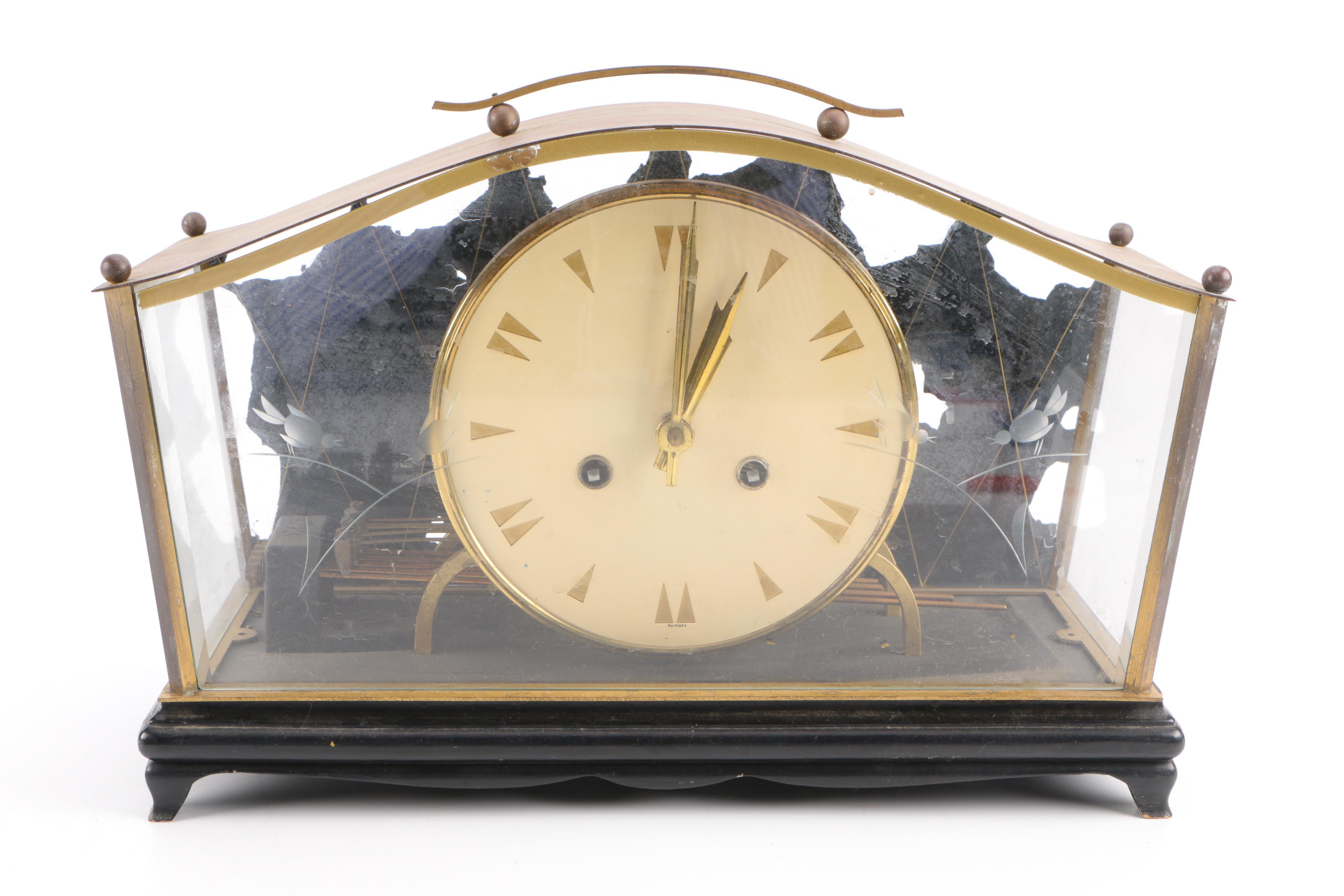 Brass and Glass Carriage Clocks