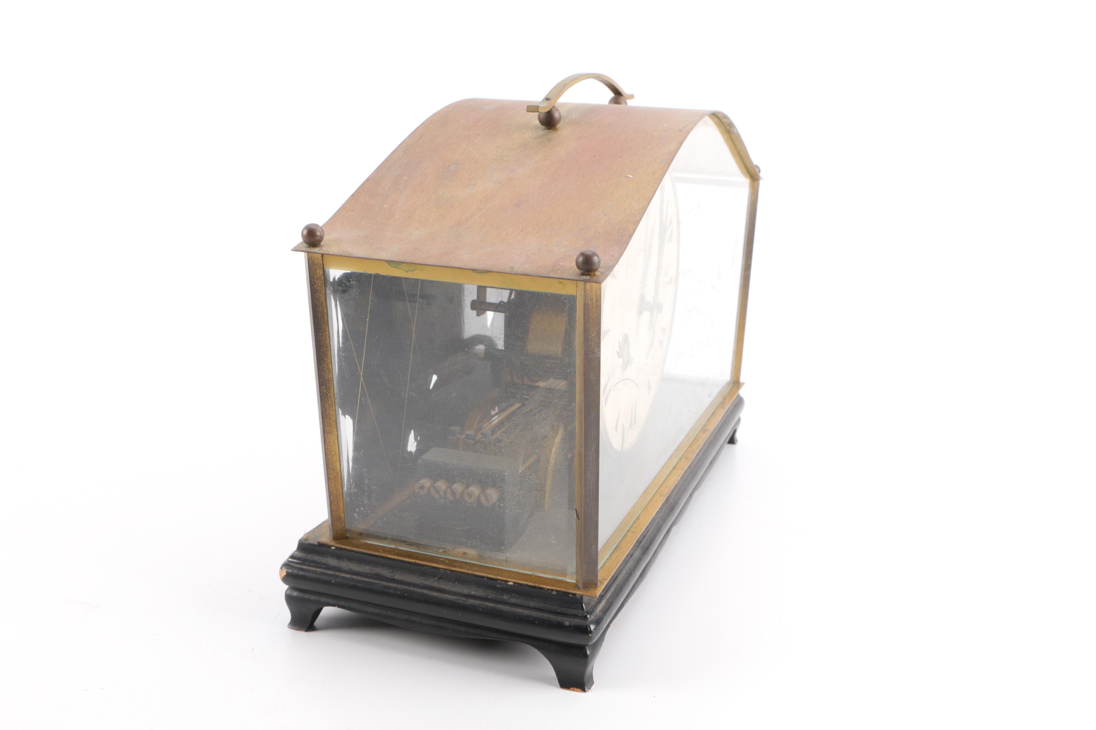 Brass and Glass Carriage Clocks