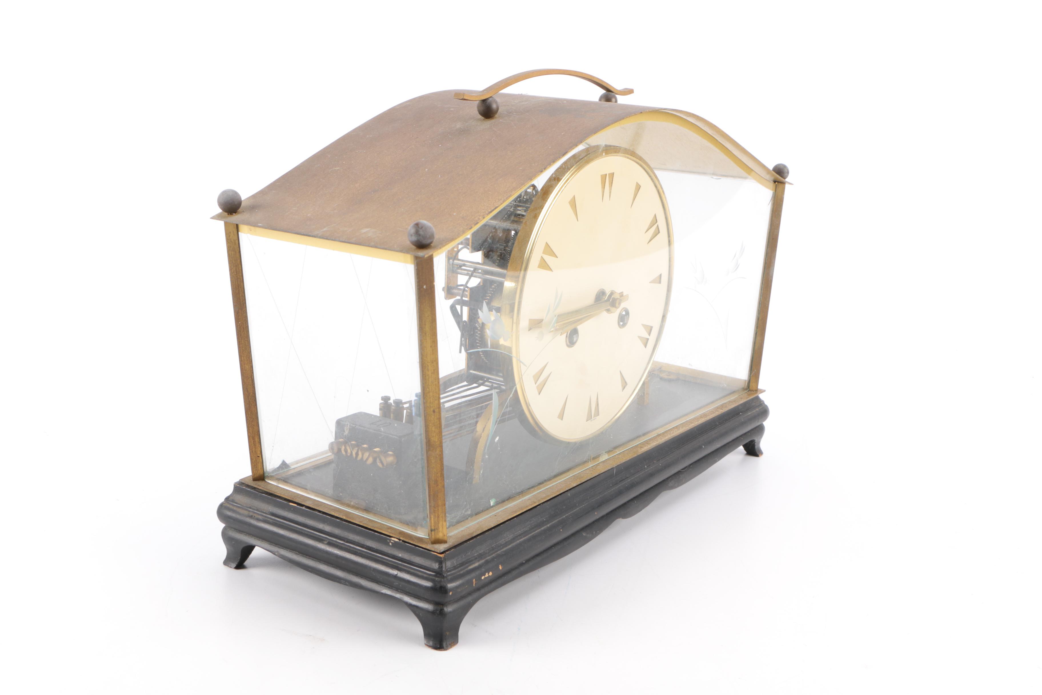 Brass and Glass Carriage Clocks