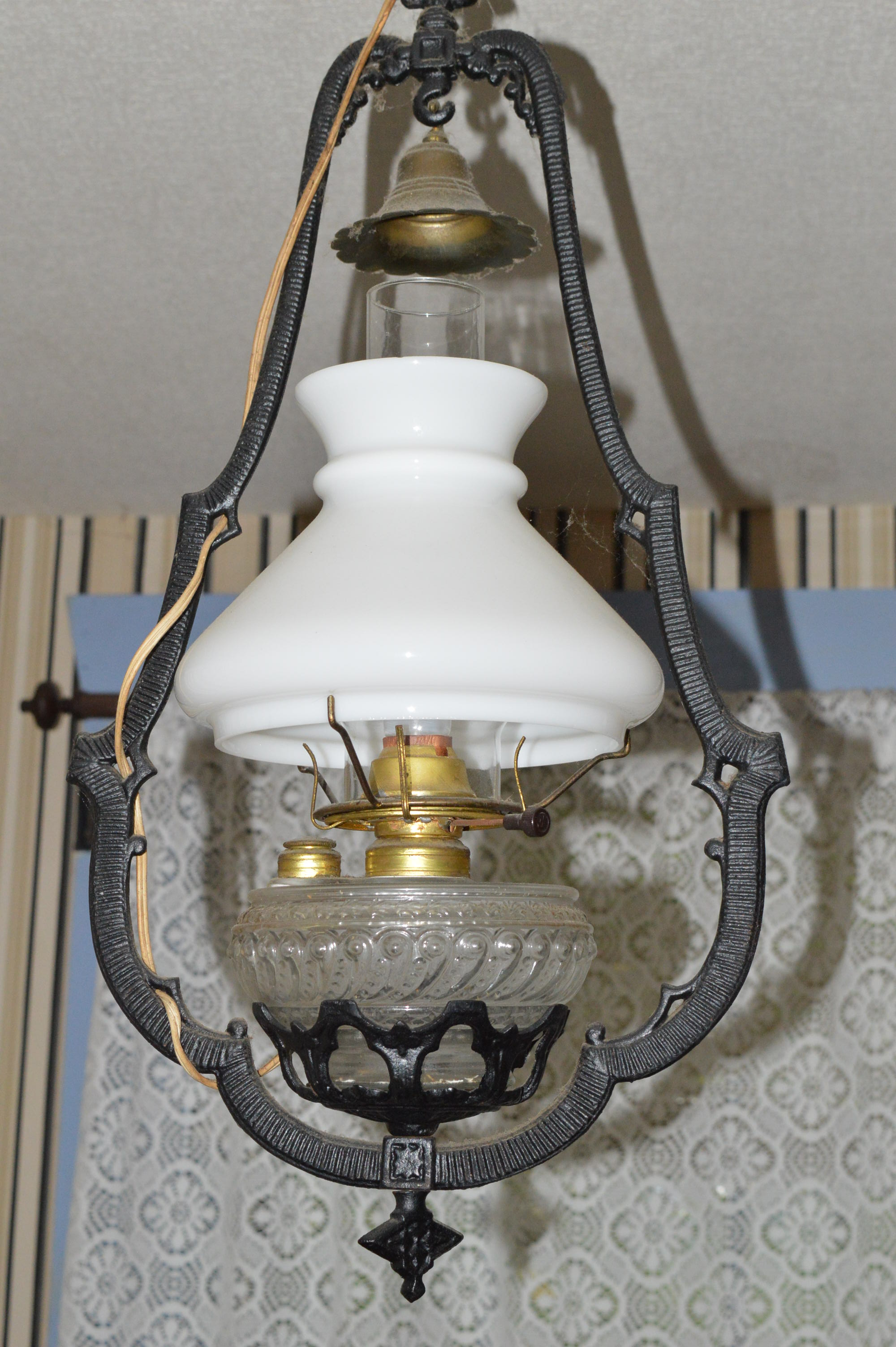 Hanging Hurricane Lamp Fixture