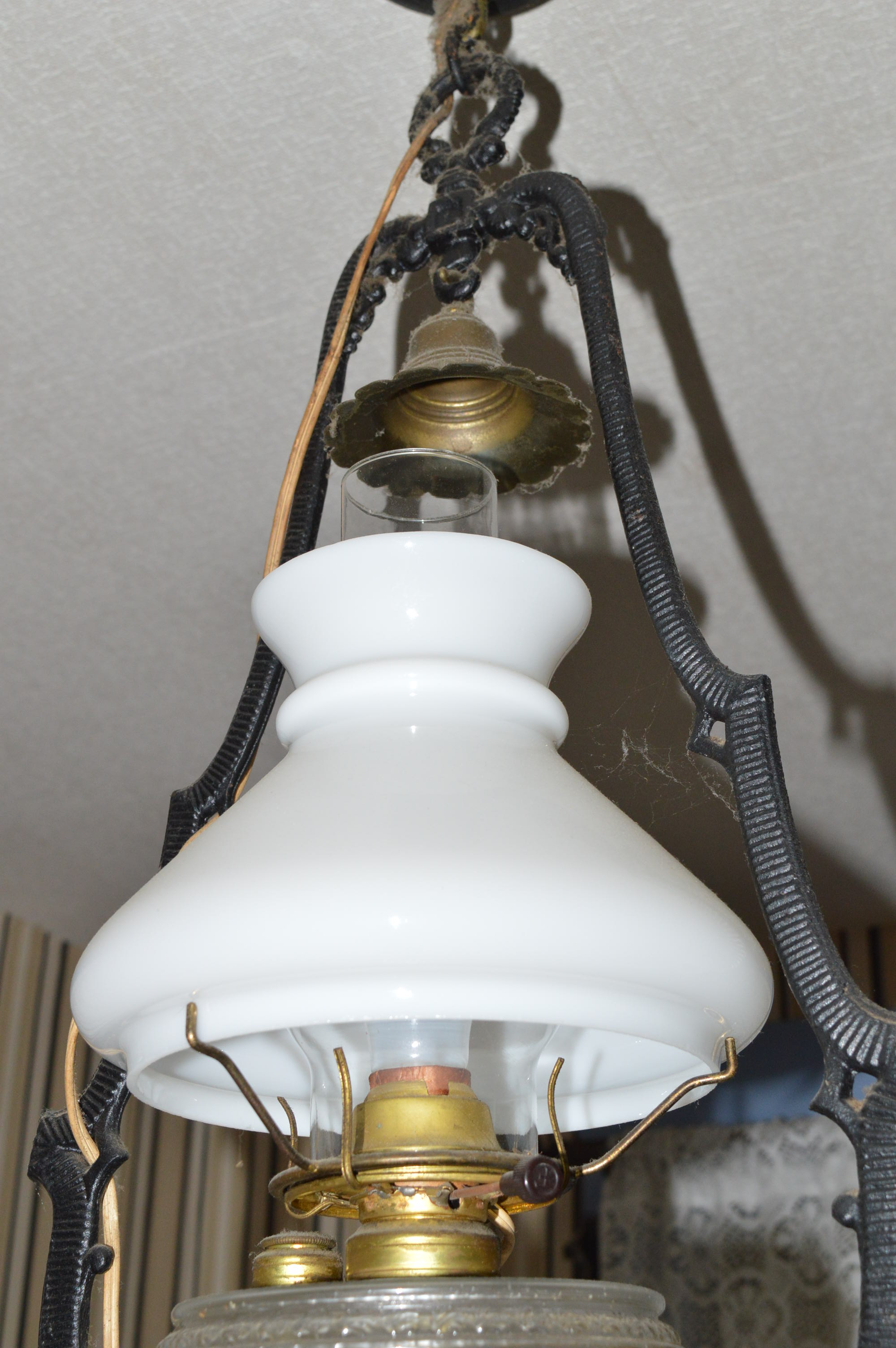 Hanging Hurricane Lamp Fixture