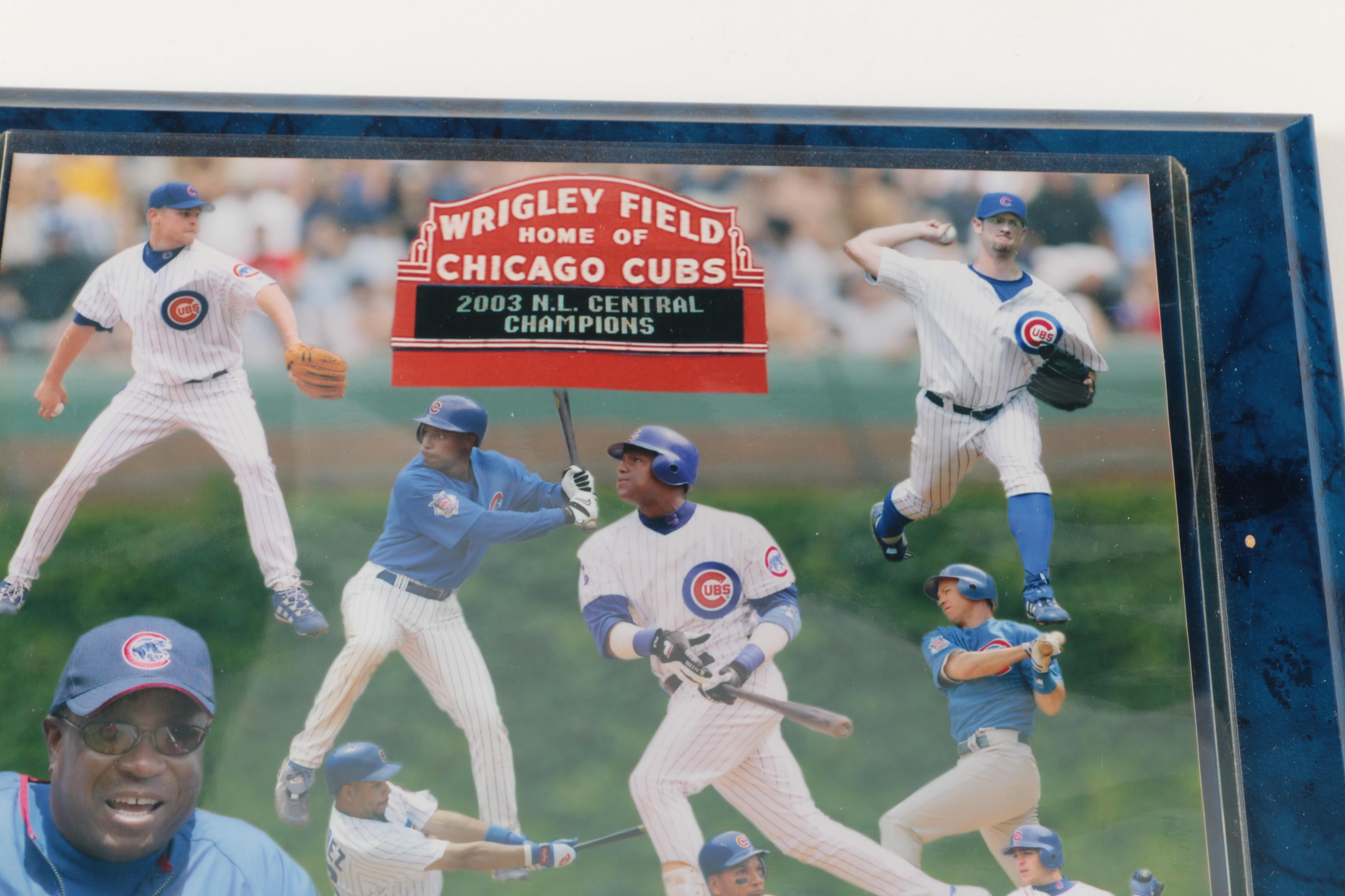 Pair of Chicago Cubs Wall Plaques
