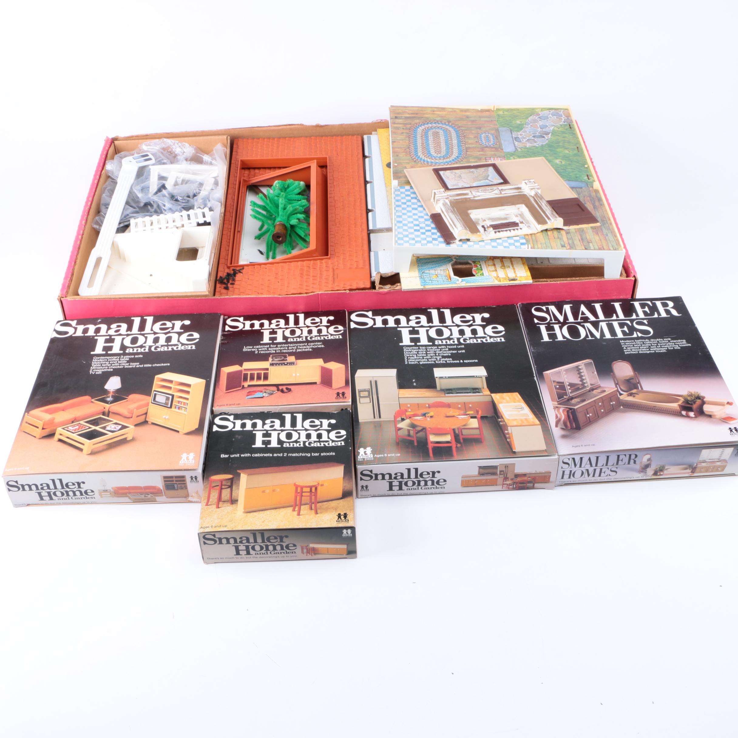 Assortment of Doll House Furniture and Accessories