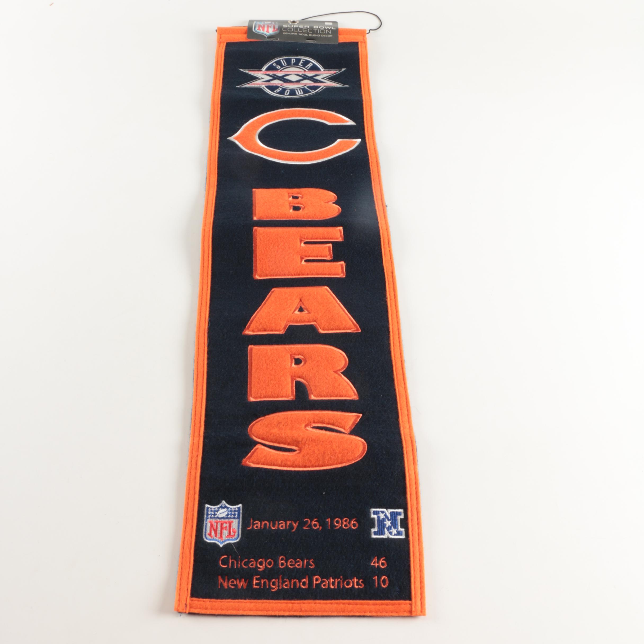 NFL Super Bowl XX Chicago Bears Wall Décor