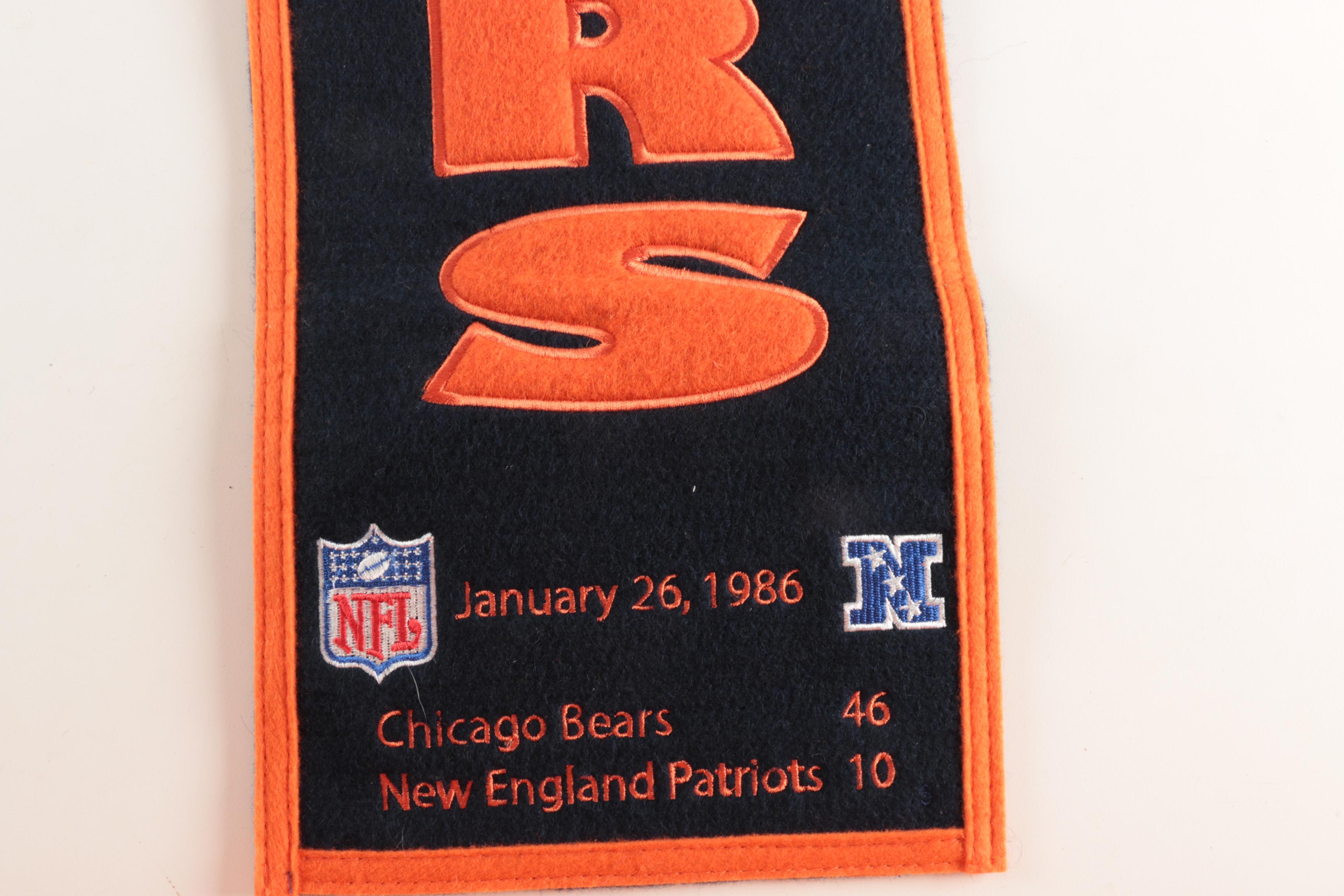 NFL Super Bowl XX Chicago Bears Wall Décor