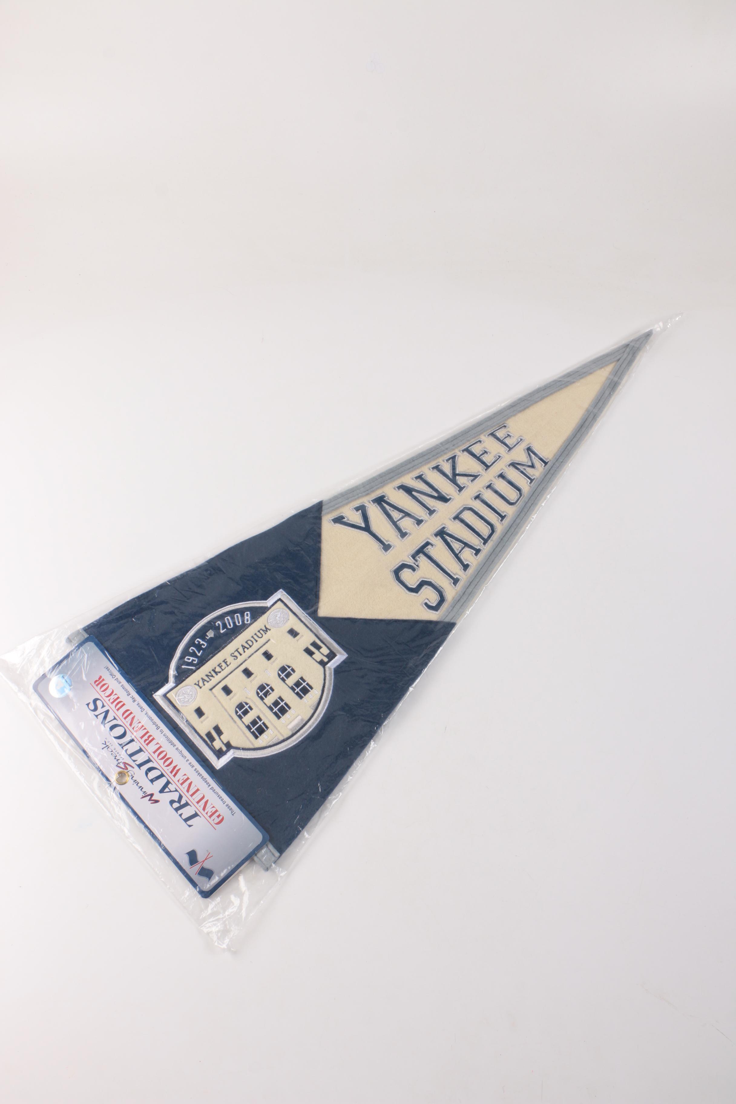 New York Yankee's Stadium Final Season Pennant