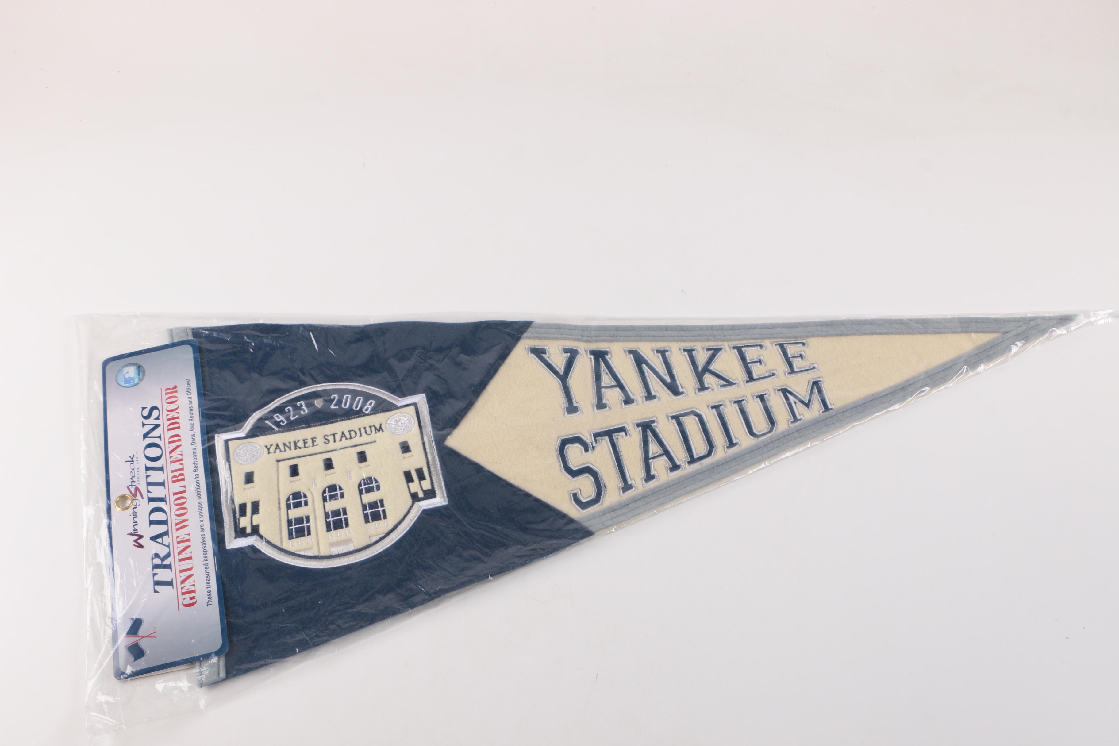 New York Yankee's Stadium Final Season Pennant