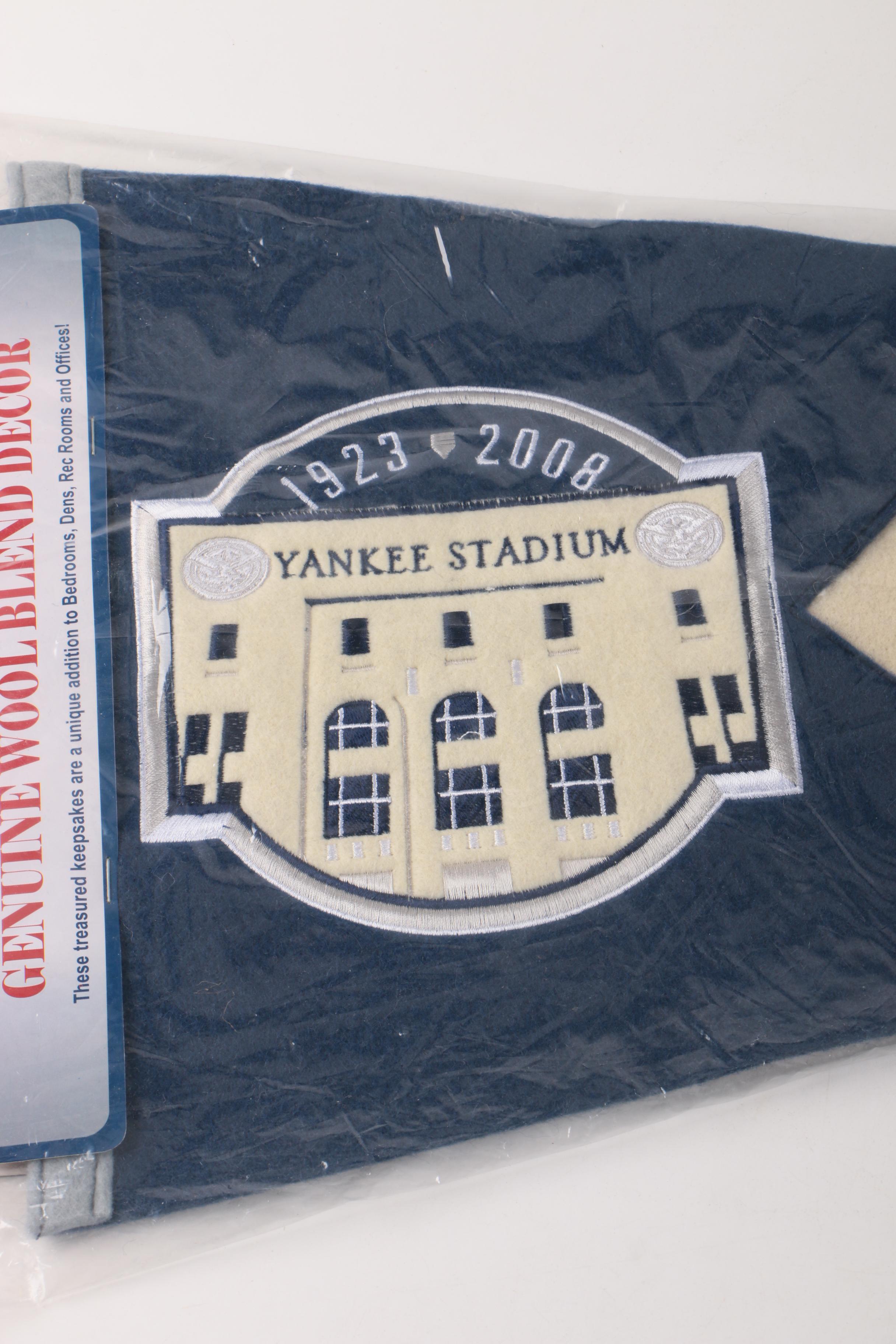 New York Yankee's Stadium Final Season Pennant