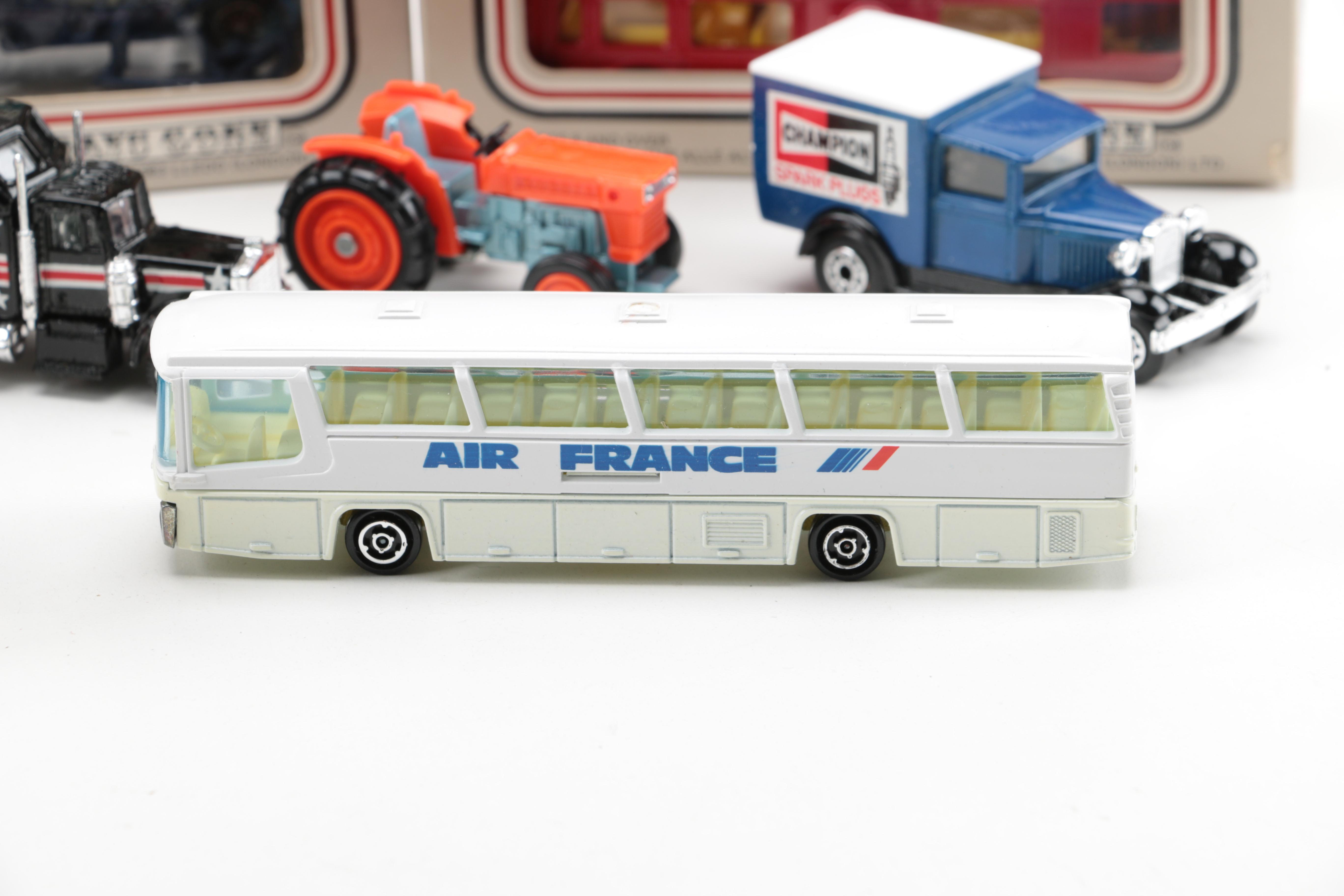 Collection of Metal and Plastic Vehicles