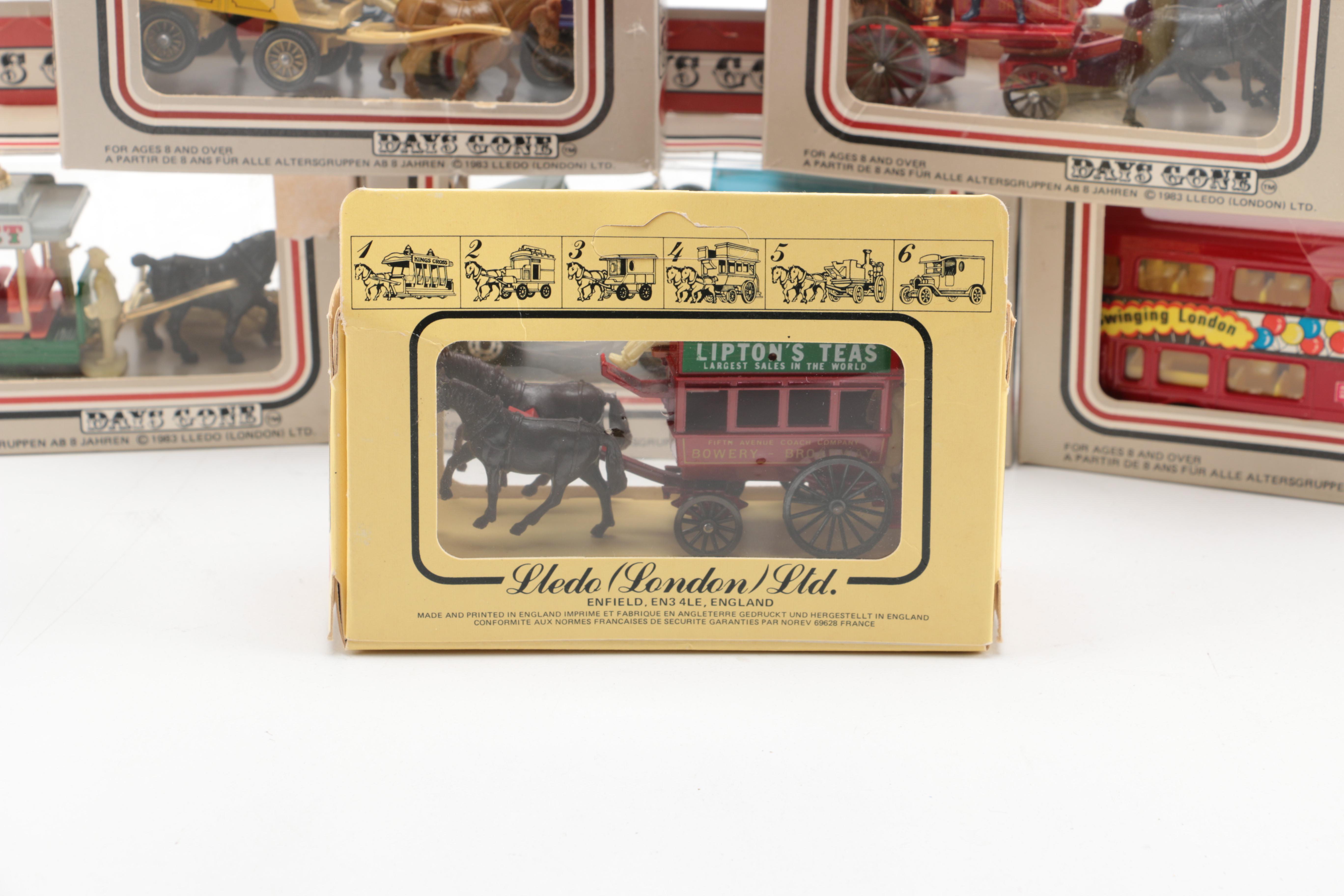 Collection of Metal and Plastic Vehicles