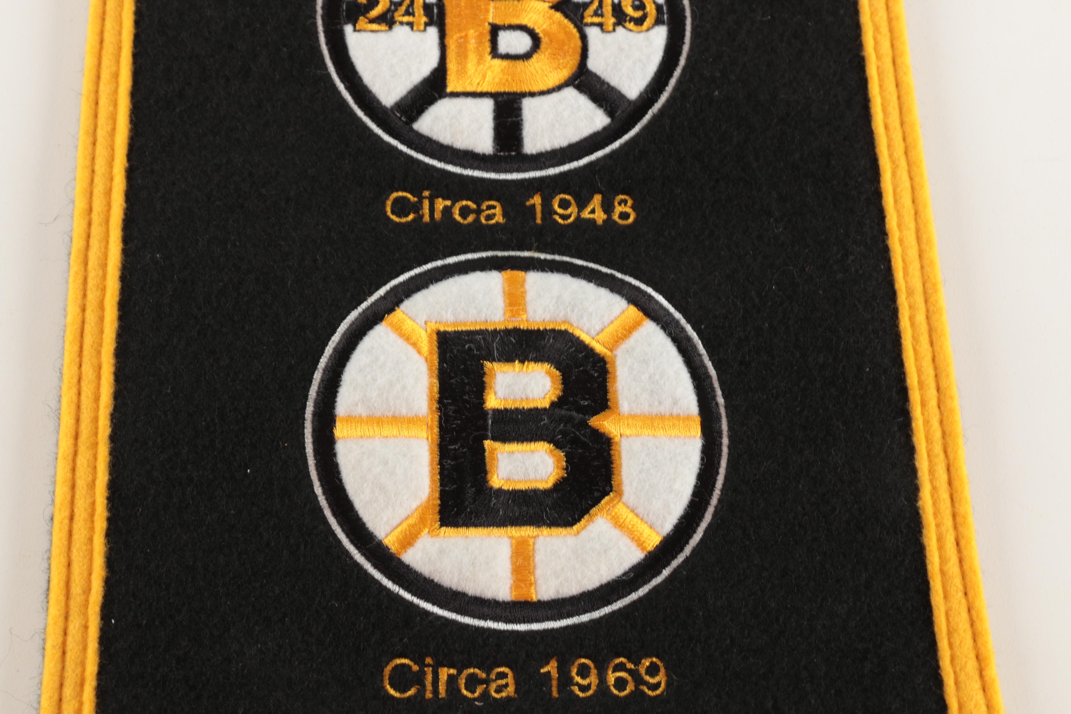 NHL Boston Bruins Heritage Banner