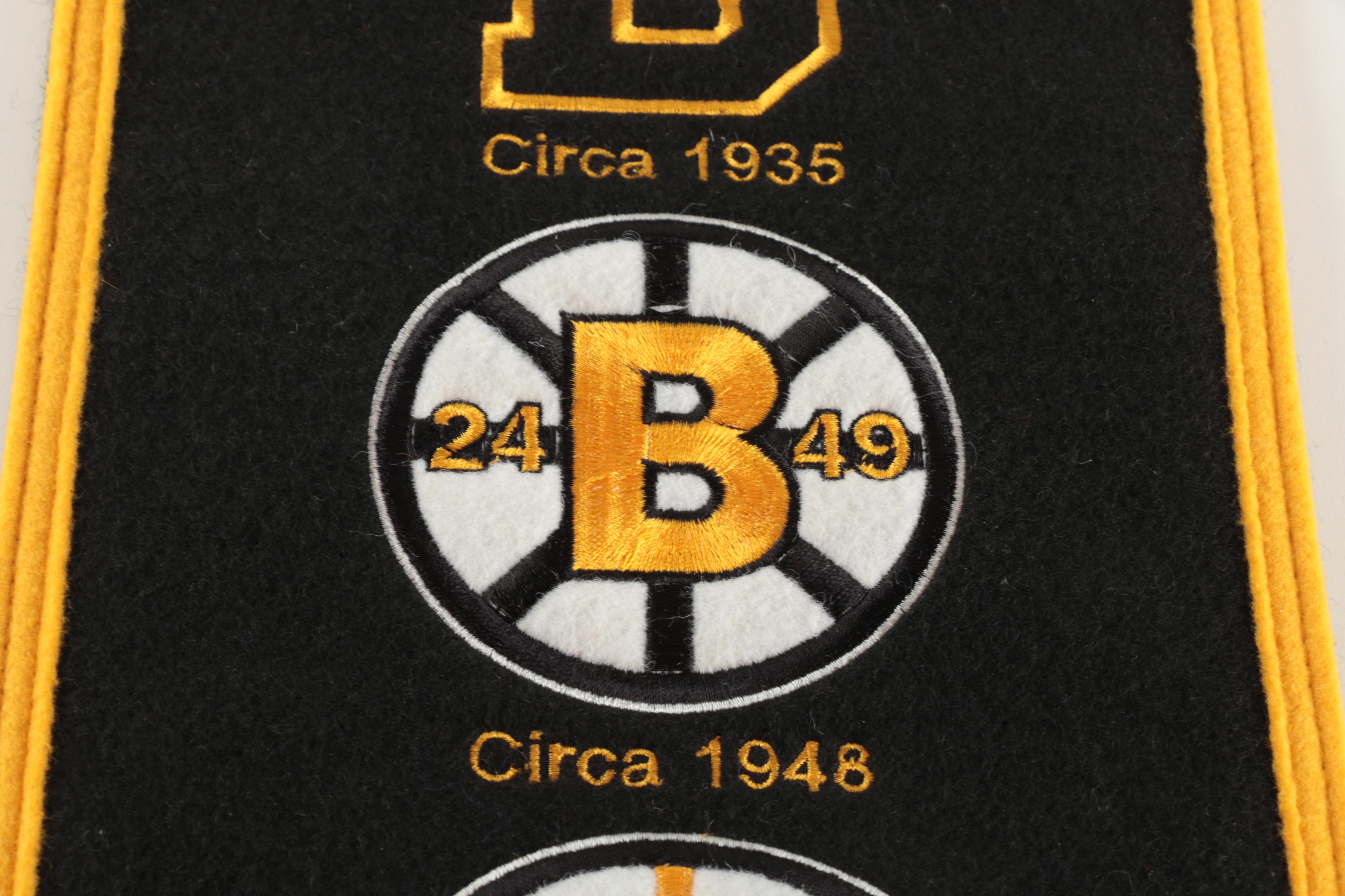 NHL Boston Bruins Heritage Banner