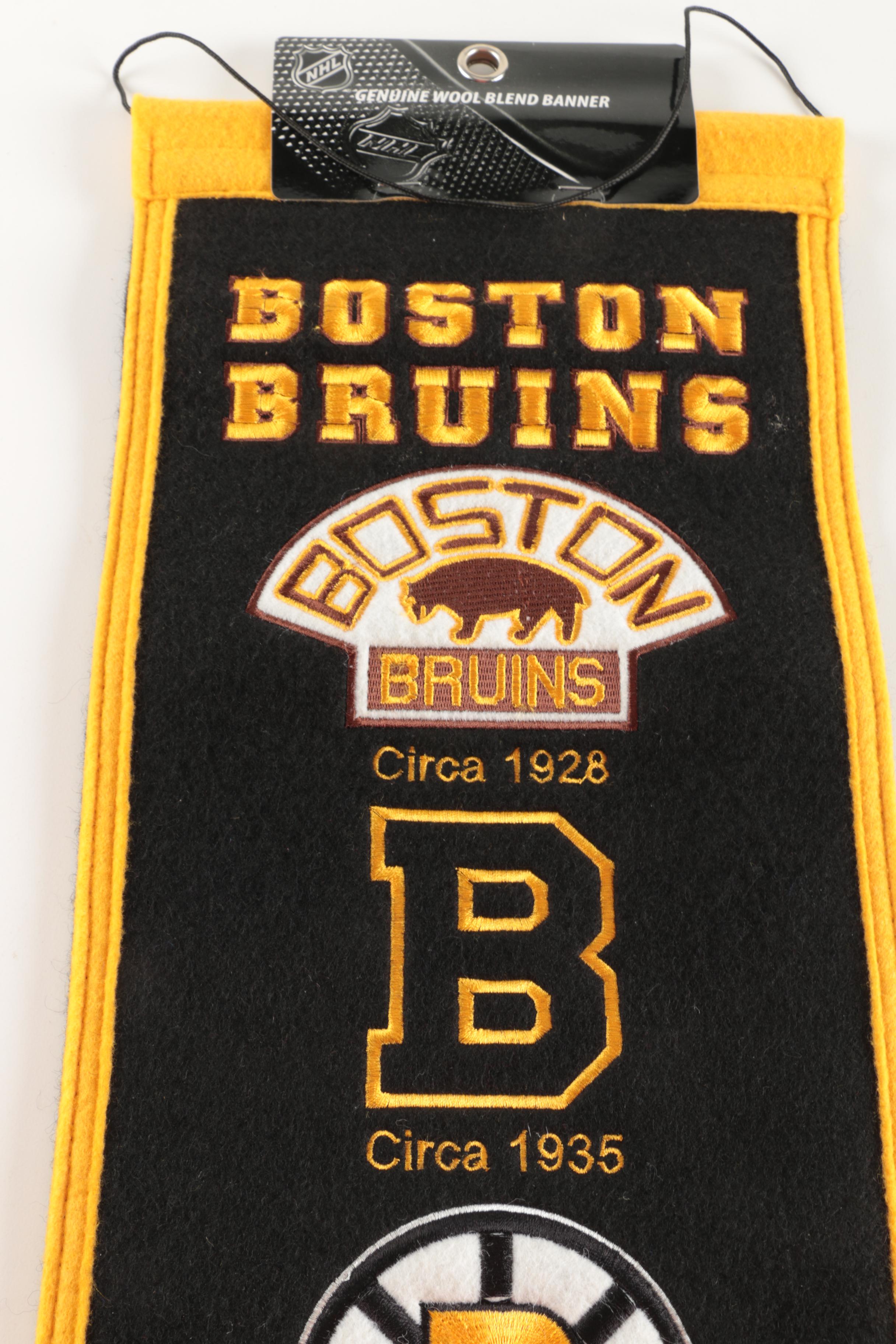NHL Boston Bruins Heritage Banner