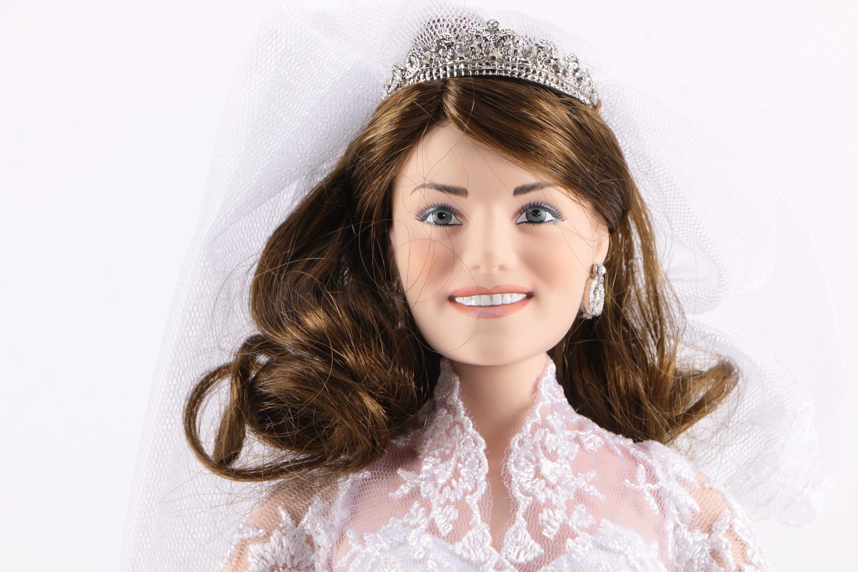 Princess Kate Bride Doll with Prince William Doll
