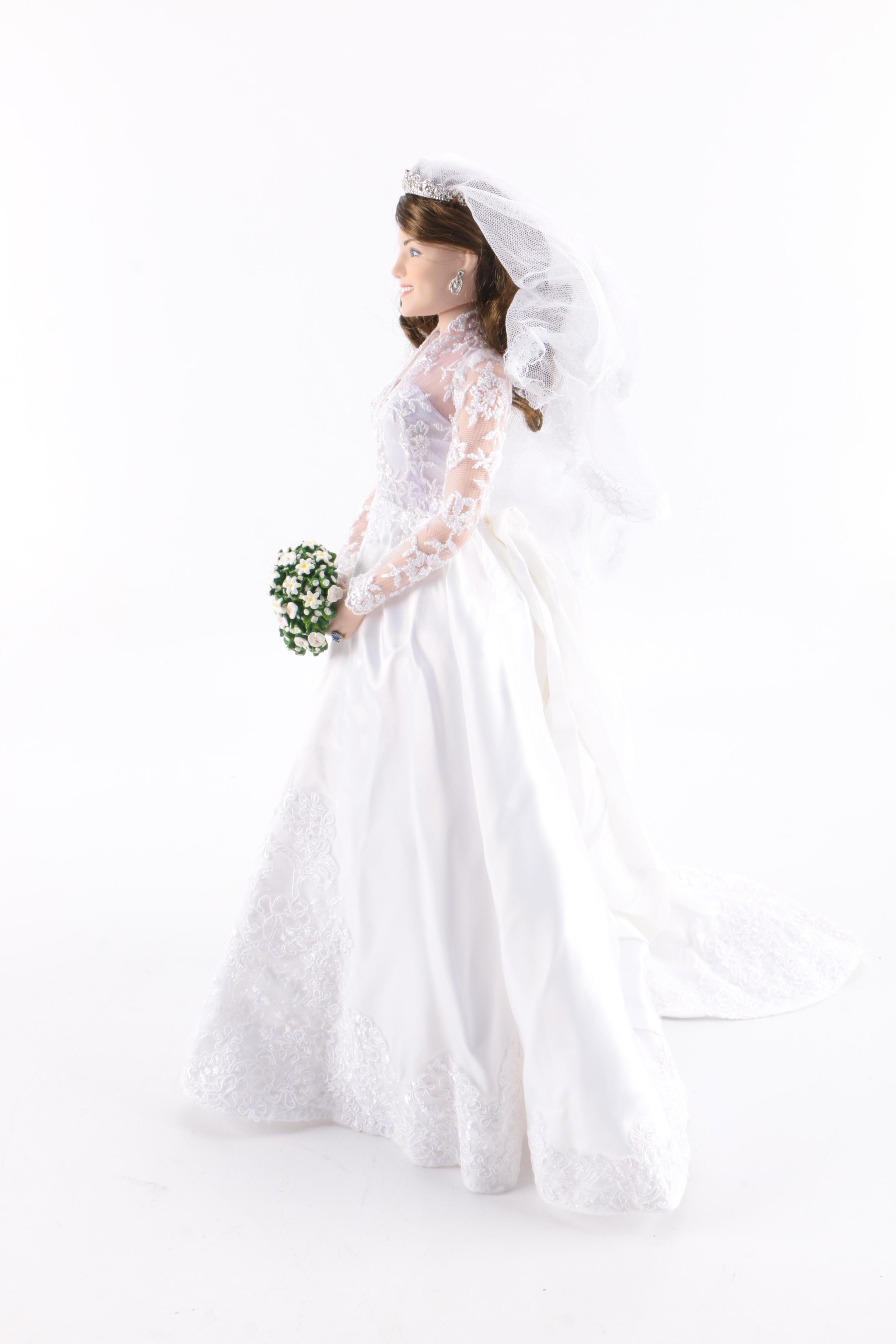 Princess Kate Bride Doll with Prince William Doll