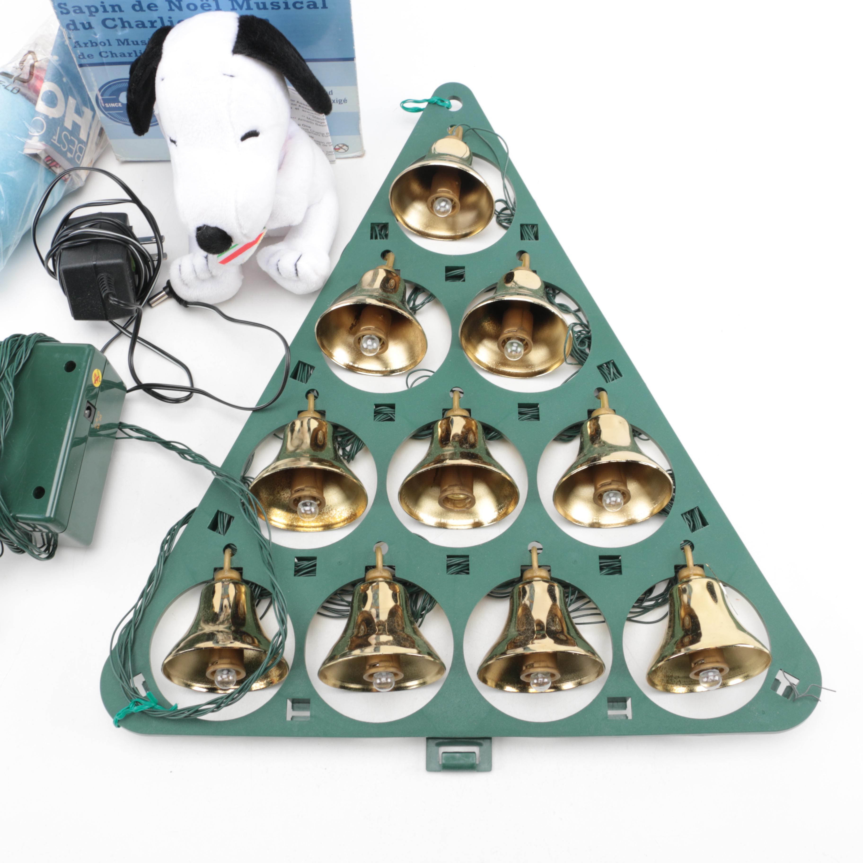 "Mr. Christmas: Bells of Christmas" and "Musical Charlie Brown's Christmas Tree"