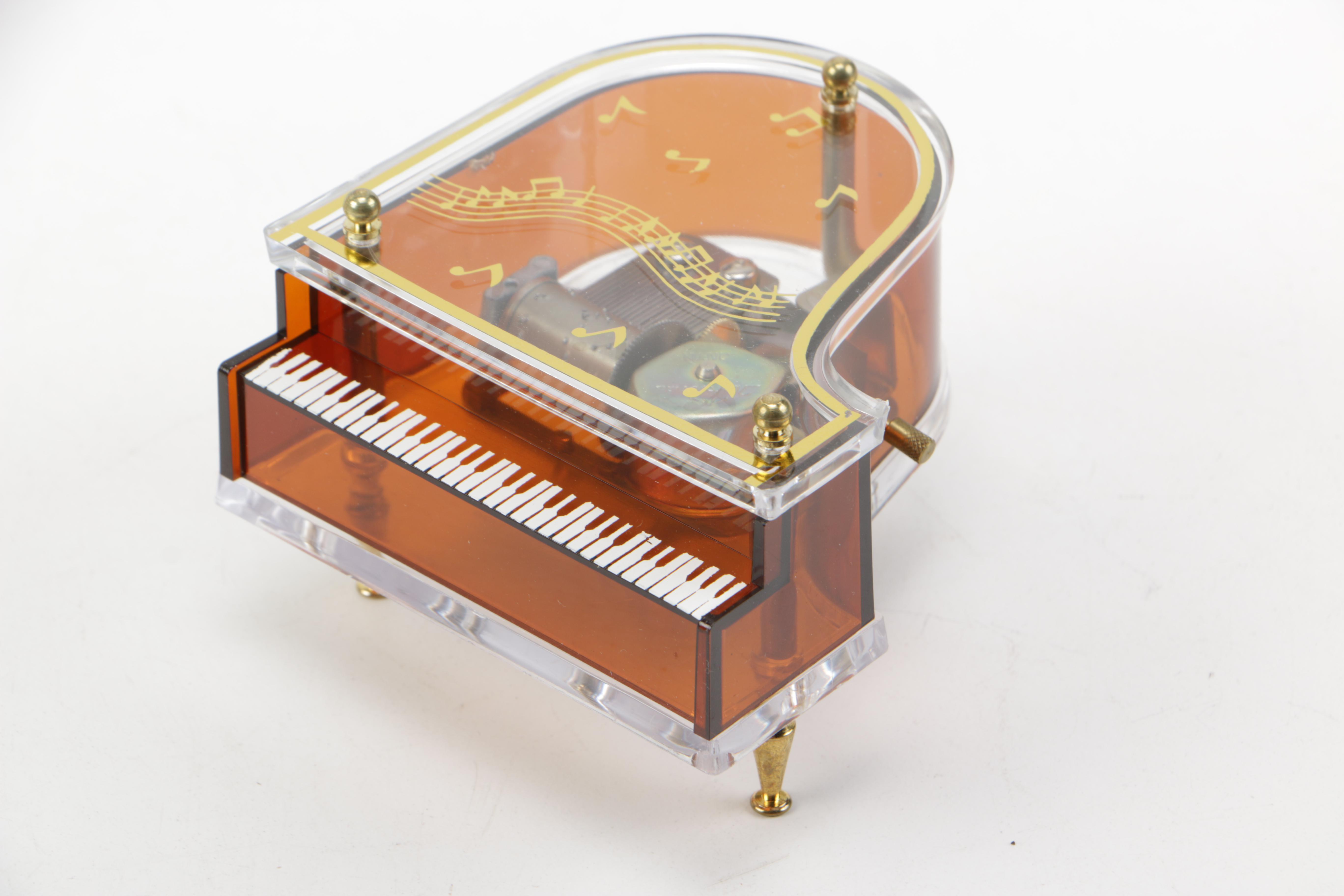 Ceramic and Plastic Music Boxes