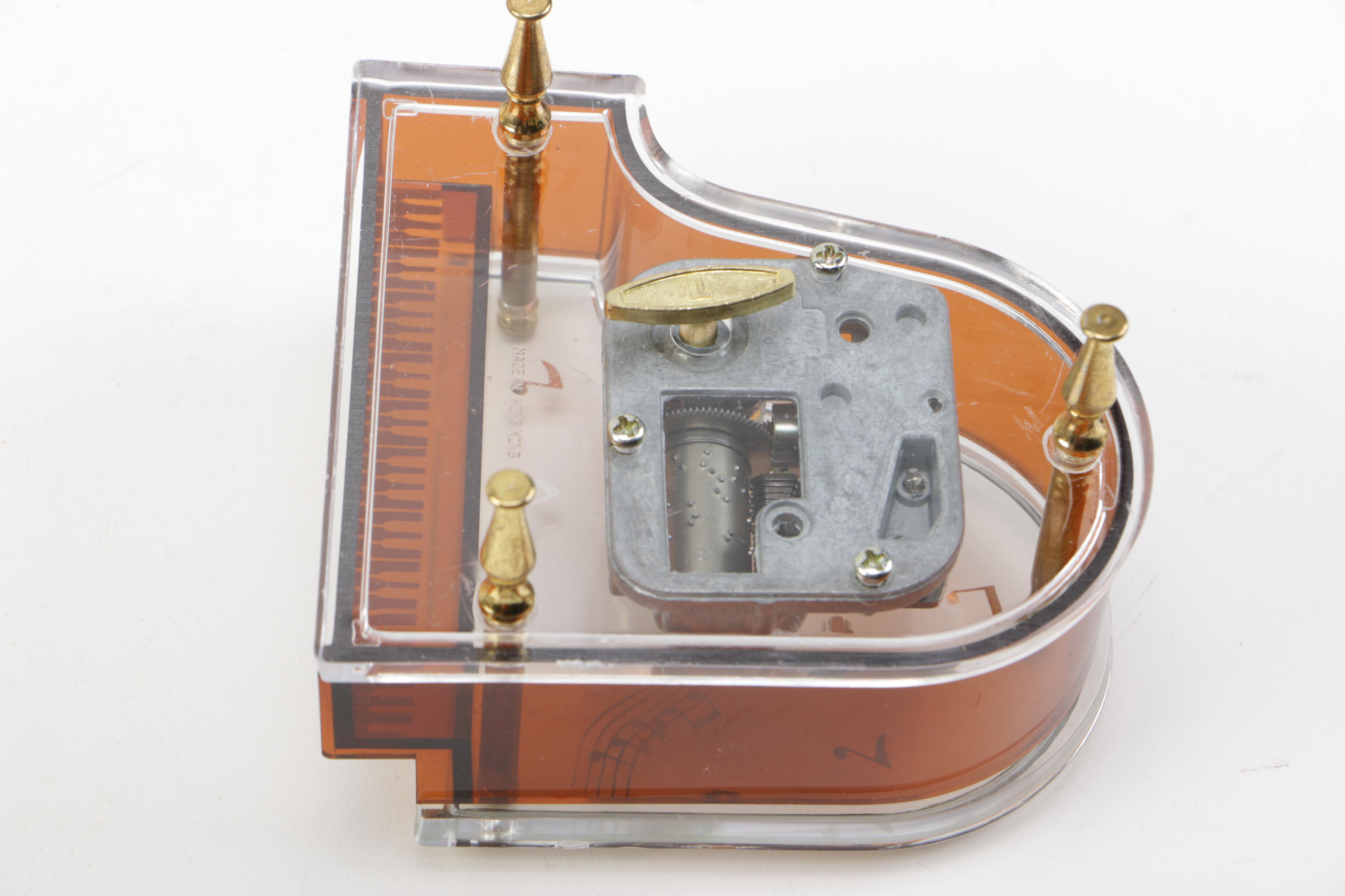 Ceramic and Plastic Music Boxes