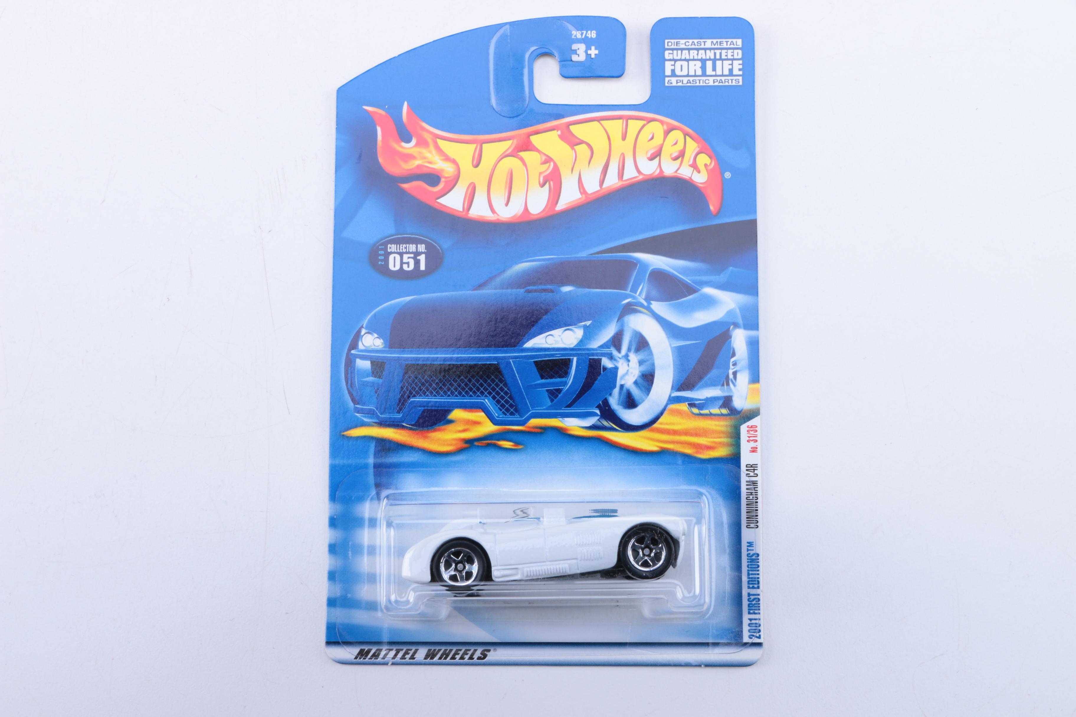 Hot Wheels Die-Cast Cars in Original Packaging