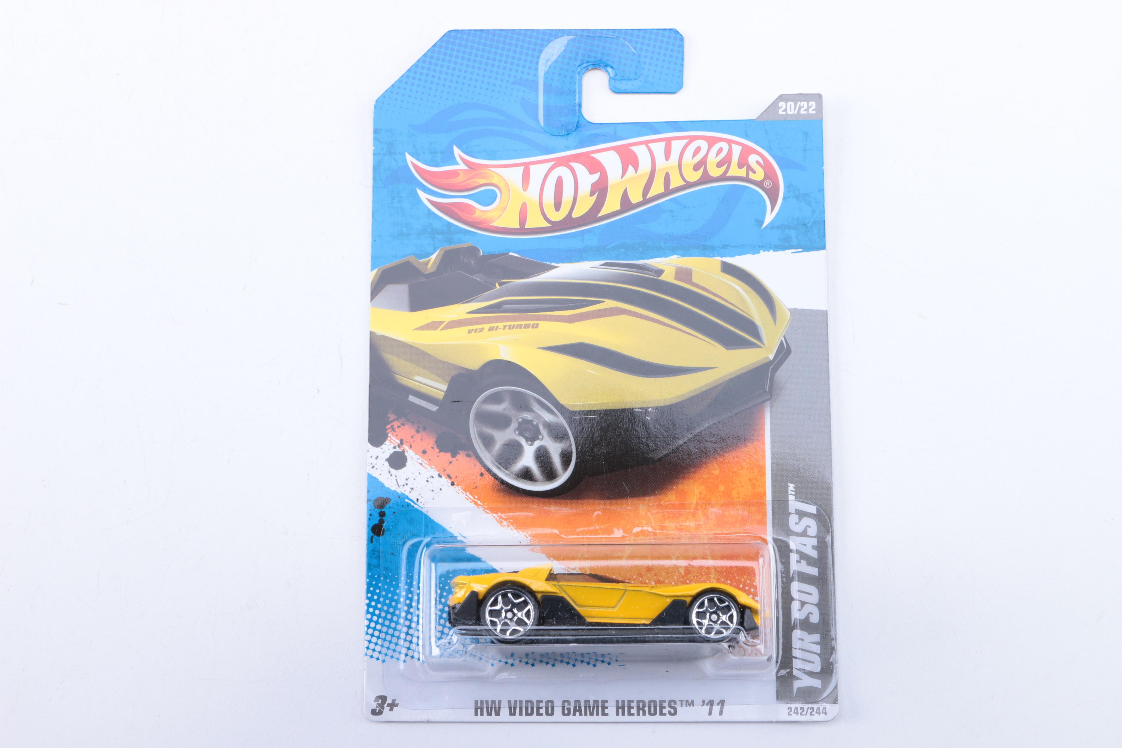 Hot Wheels Die-Cast Cars in Original Packaging