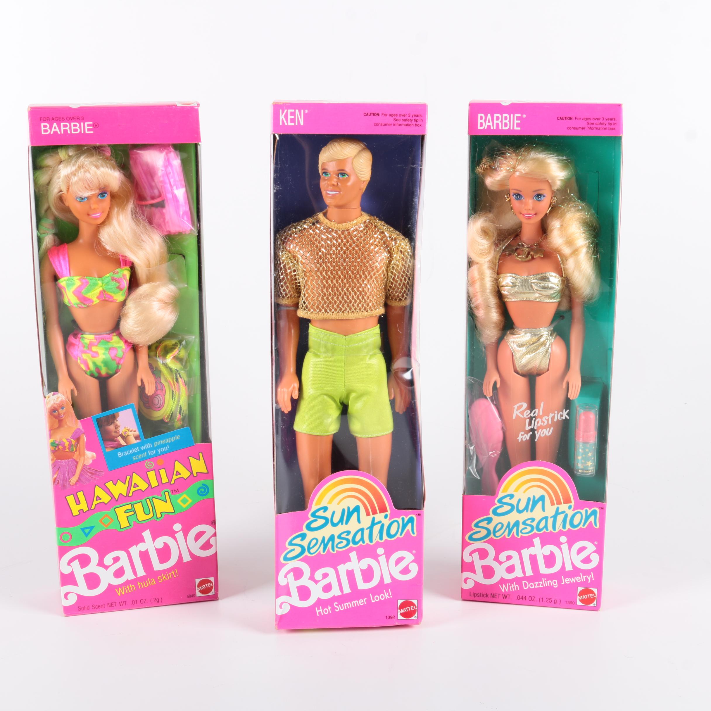 Disney's "Ariel" Doll and Beach Themed Barbie and Maxie Dolls