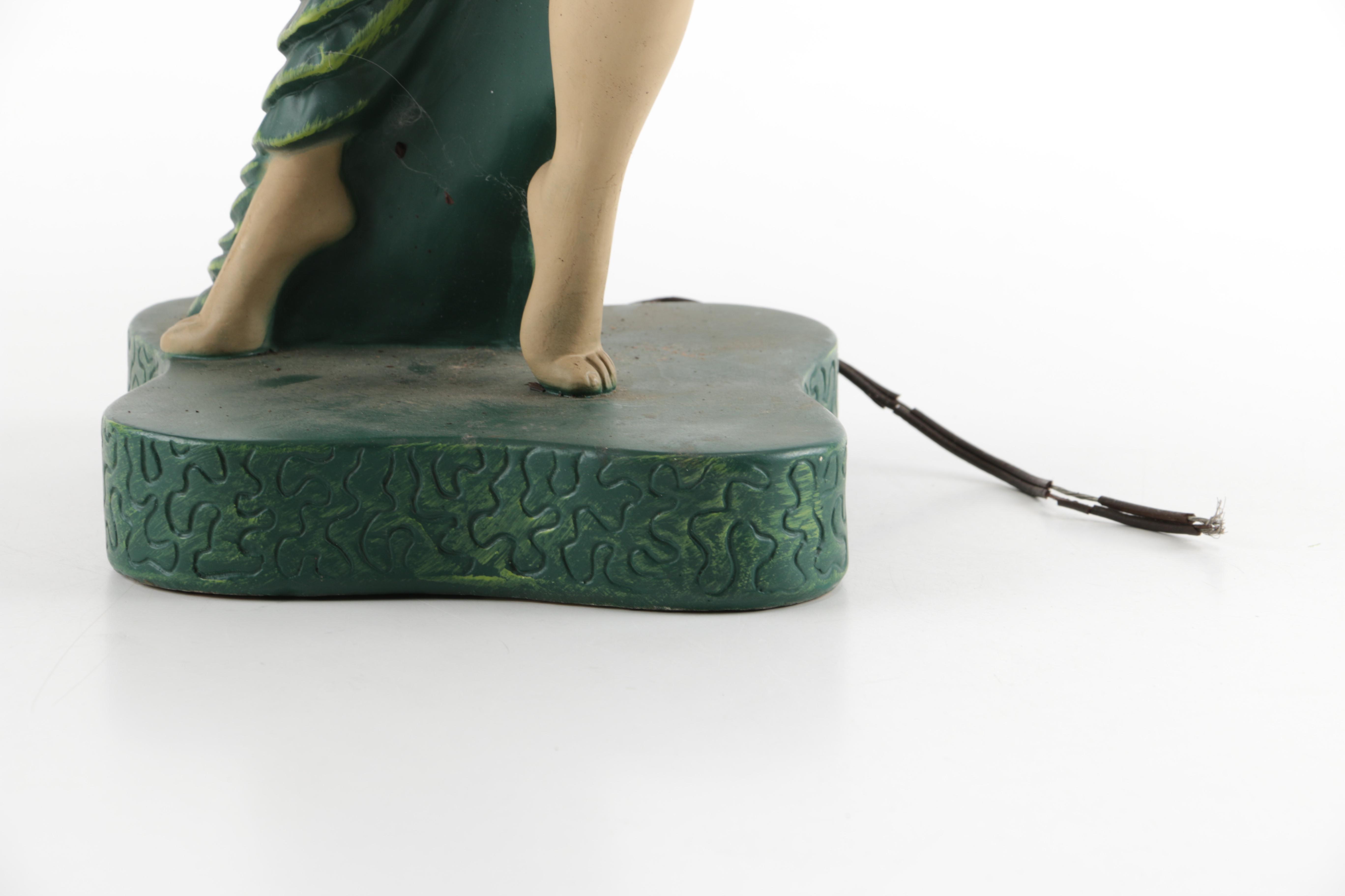 1951 Continental Art Co. Exotica Table Lamp