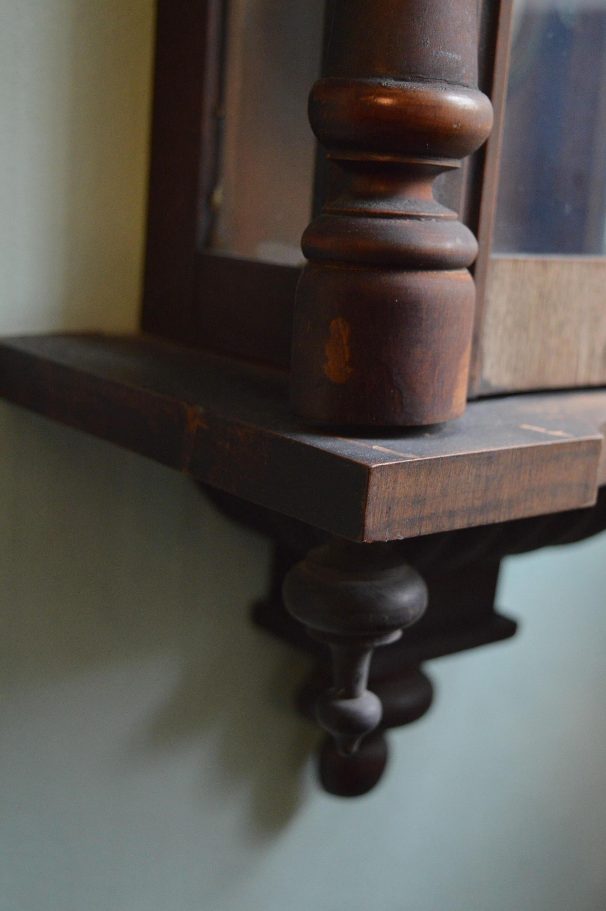 Antique RA German Vienna Regulator Style Clock