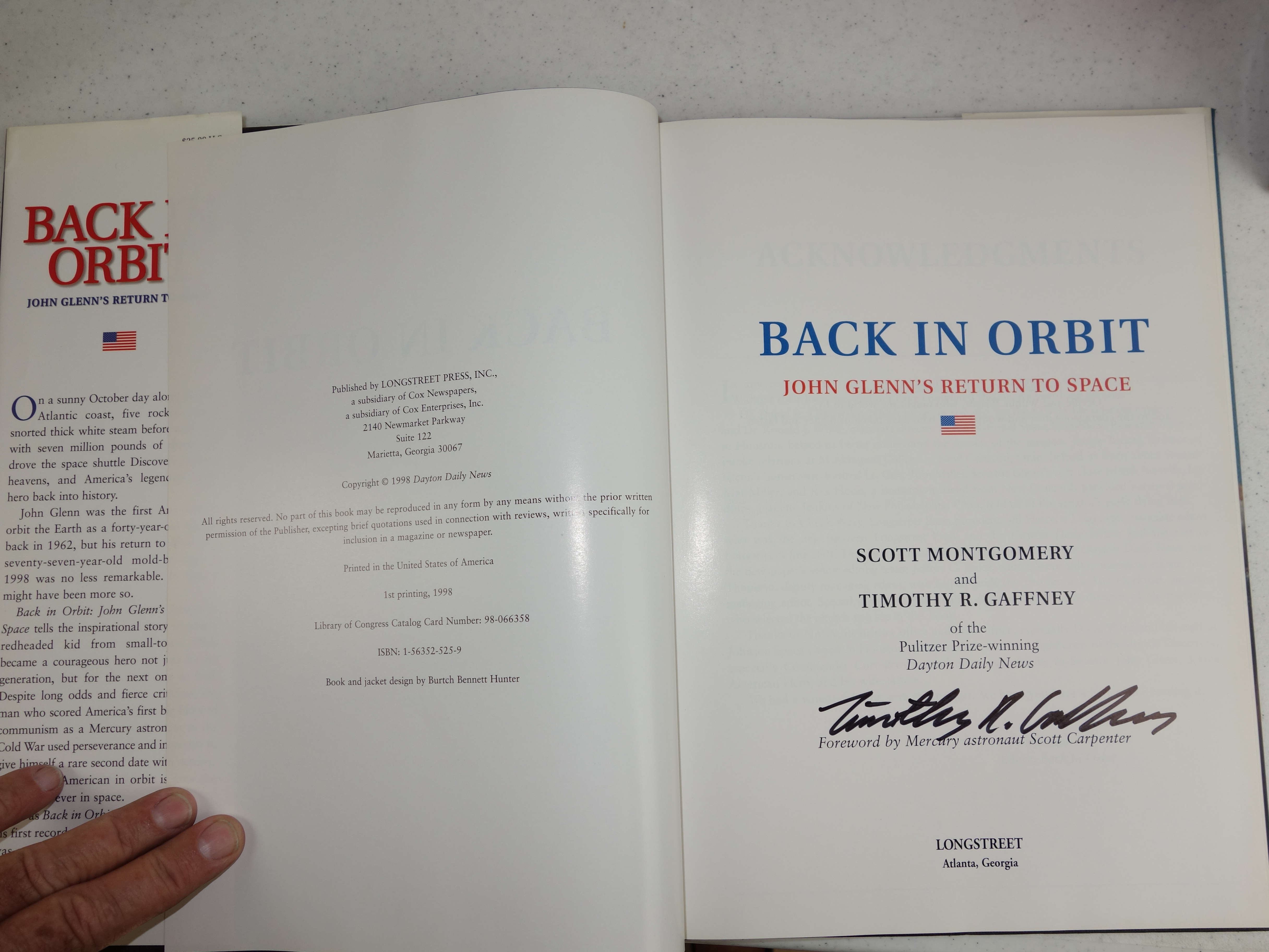 First Edition "Back In Orbit", Apollo Glassware & Collectibles