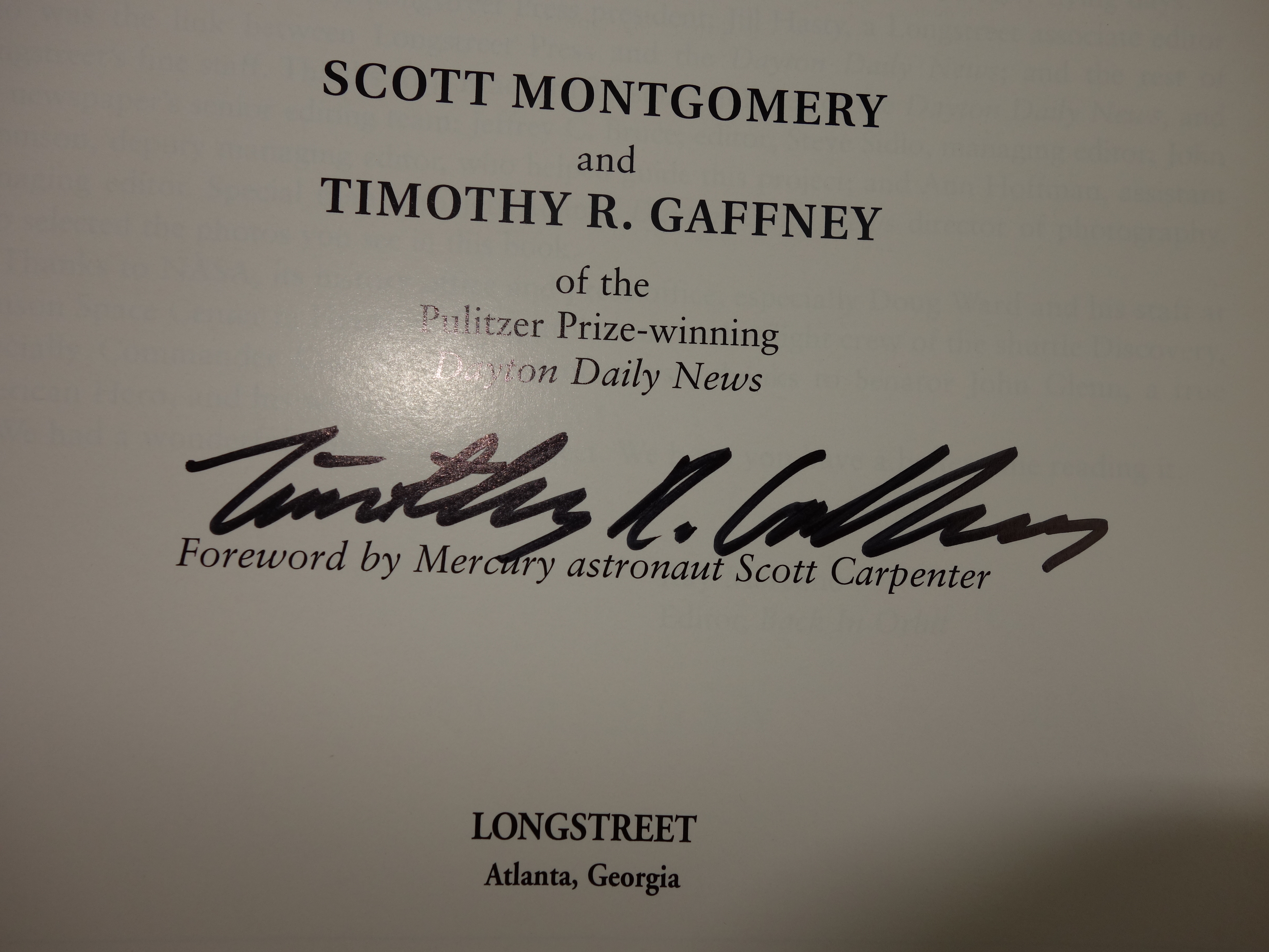 First Edition "Back In Orbit", Apollo Glassware & Collectibles