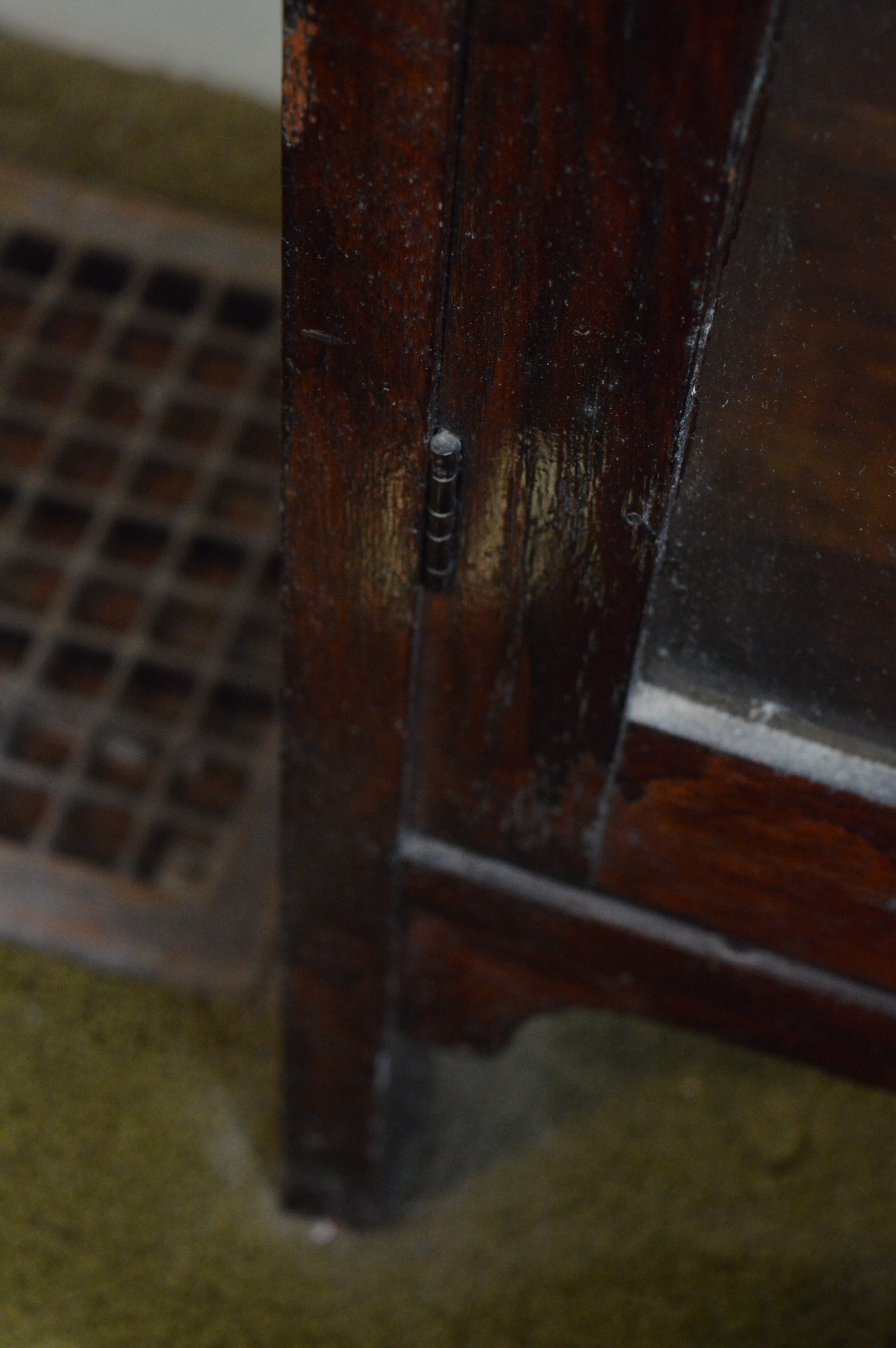 Mission Style Oak Display Cabinet