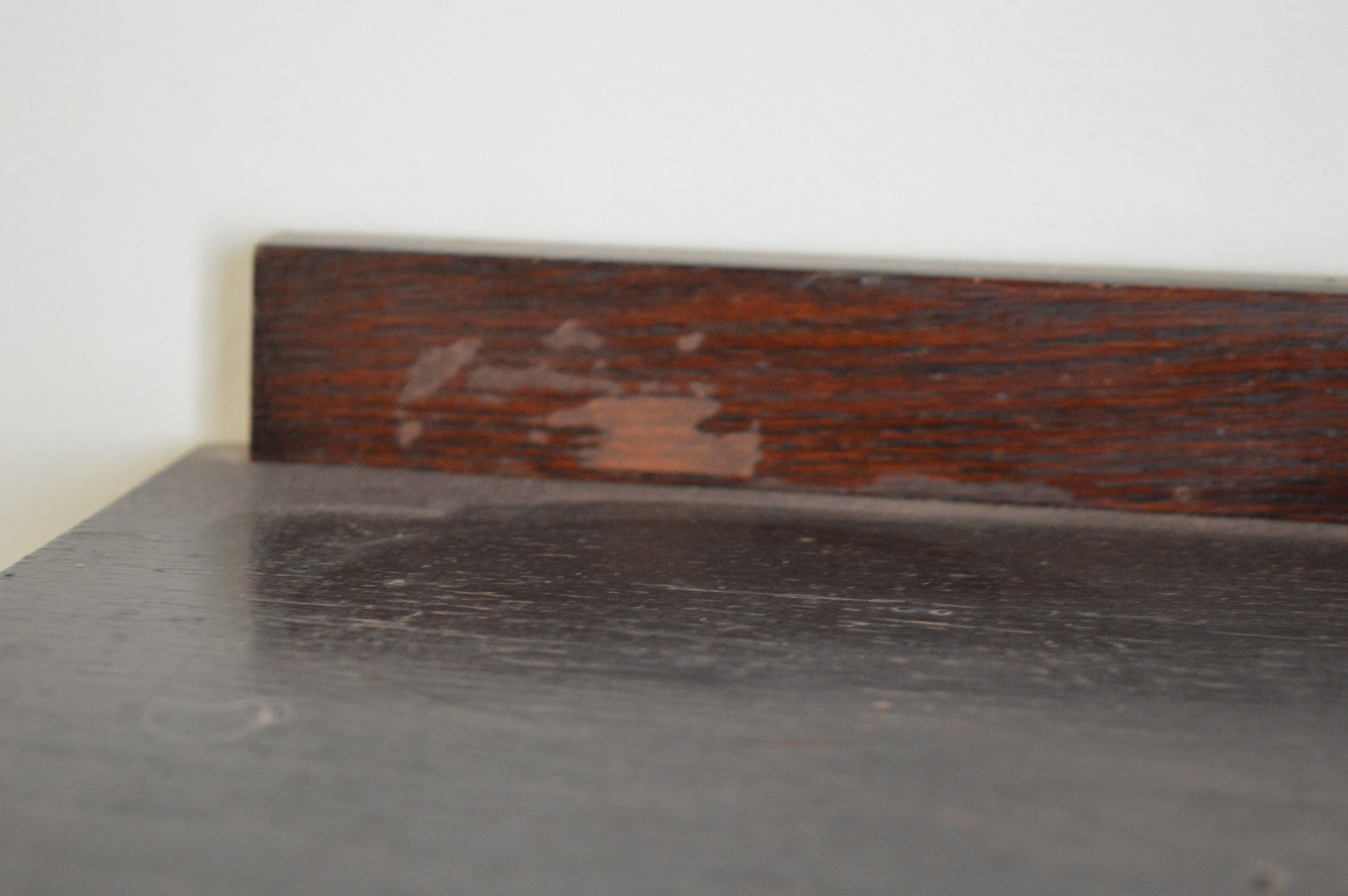 Mission Style Oak Display Cabinet