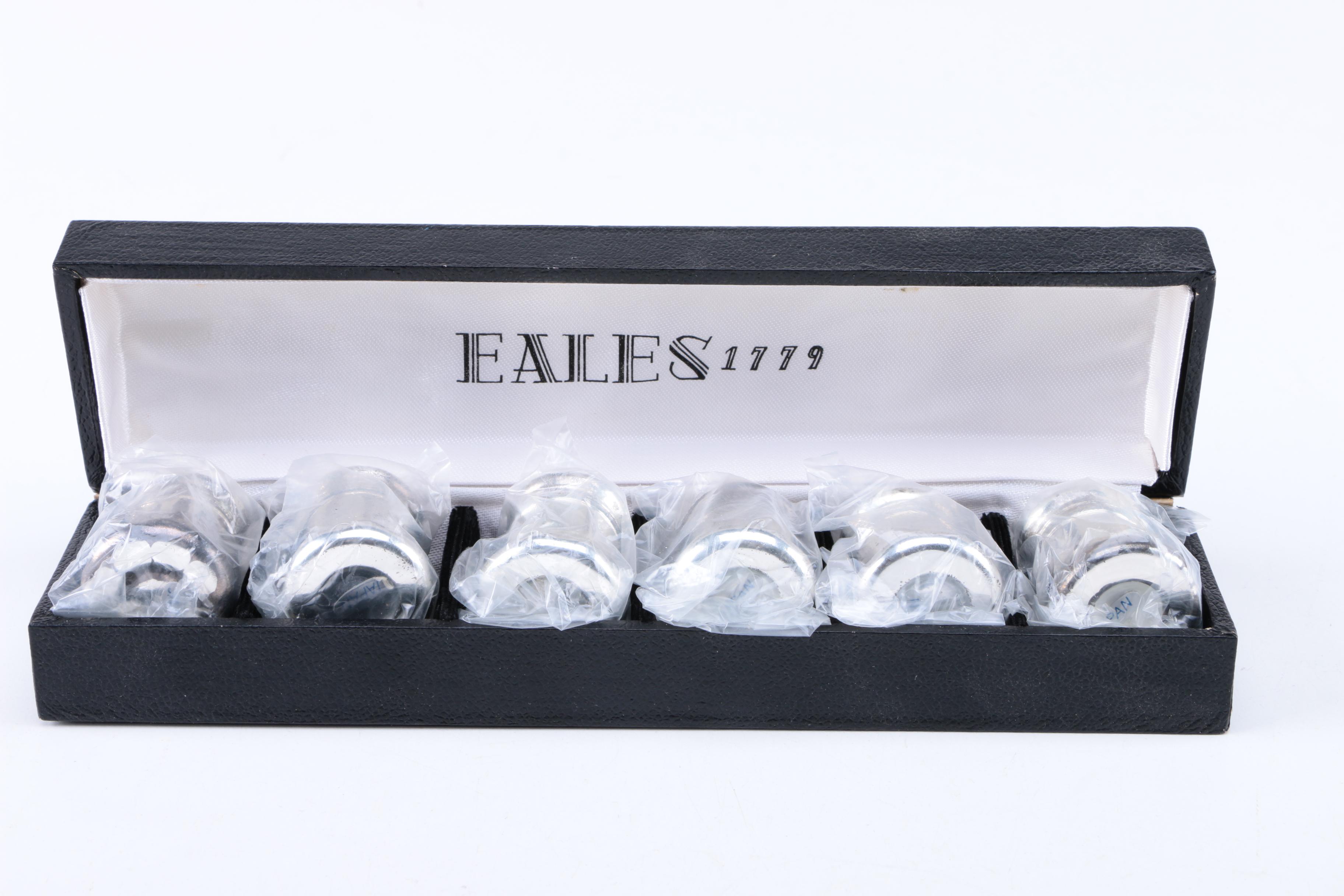 Silver Plate Shakers in Eales 1779 Storage Box