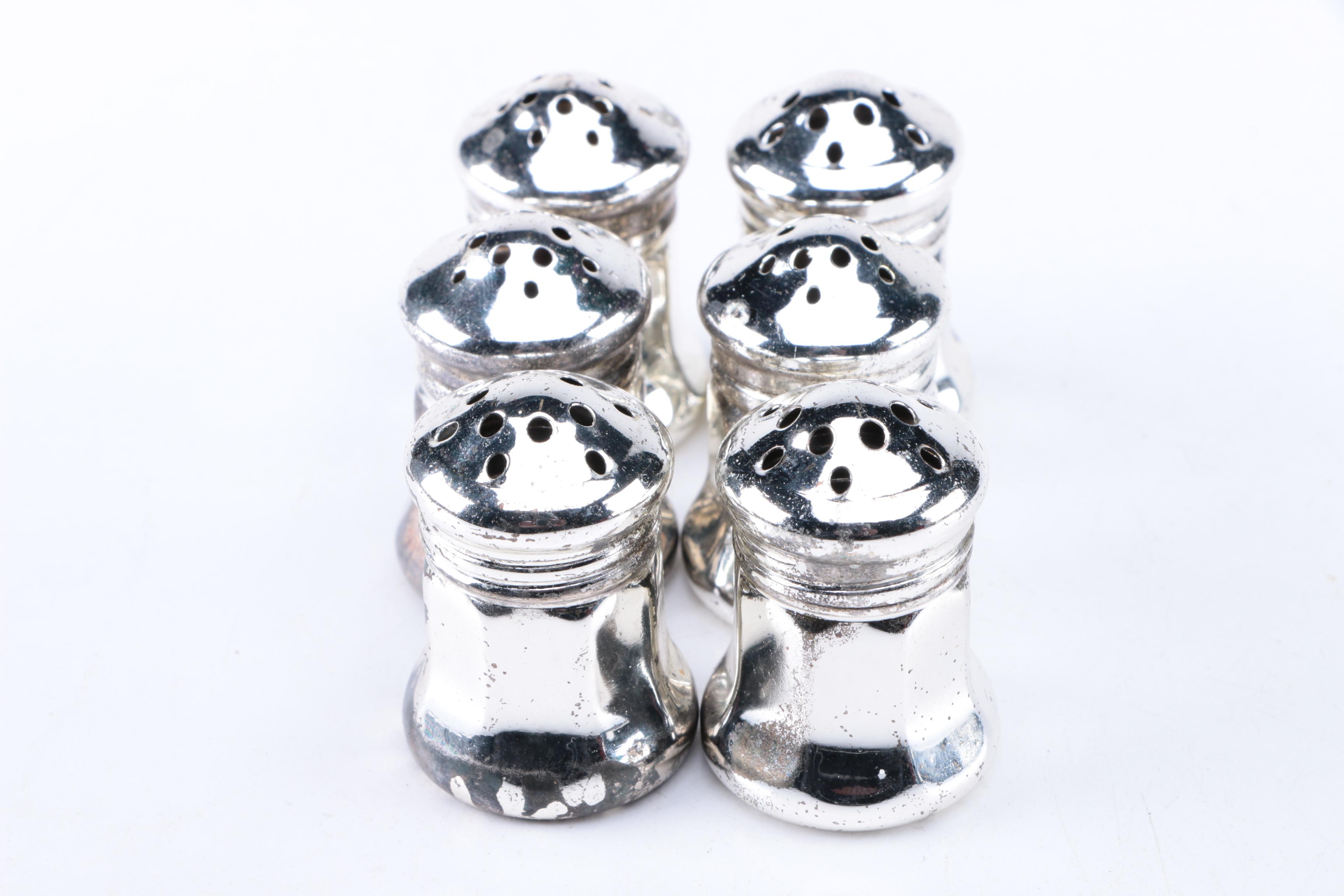 Silver Plate Shakers in Eales 1779 Storage Box