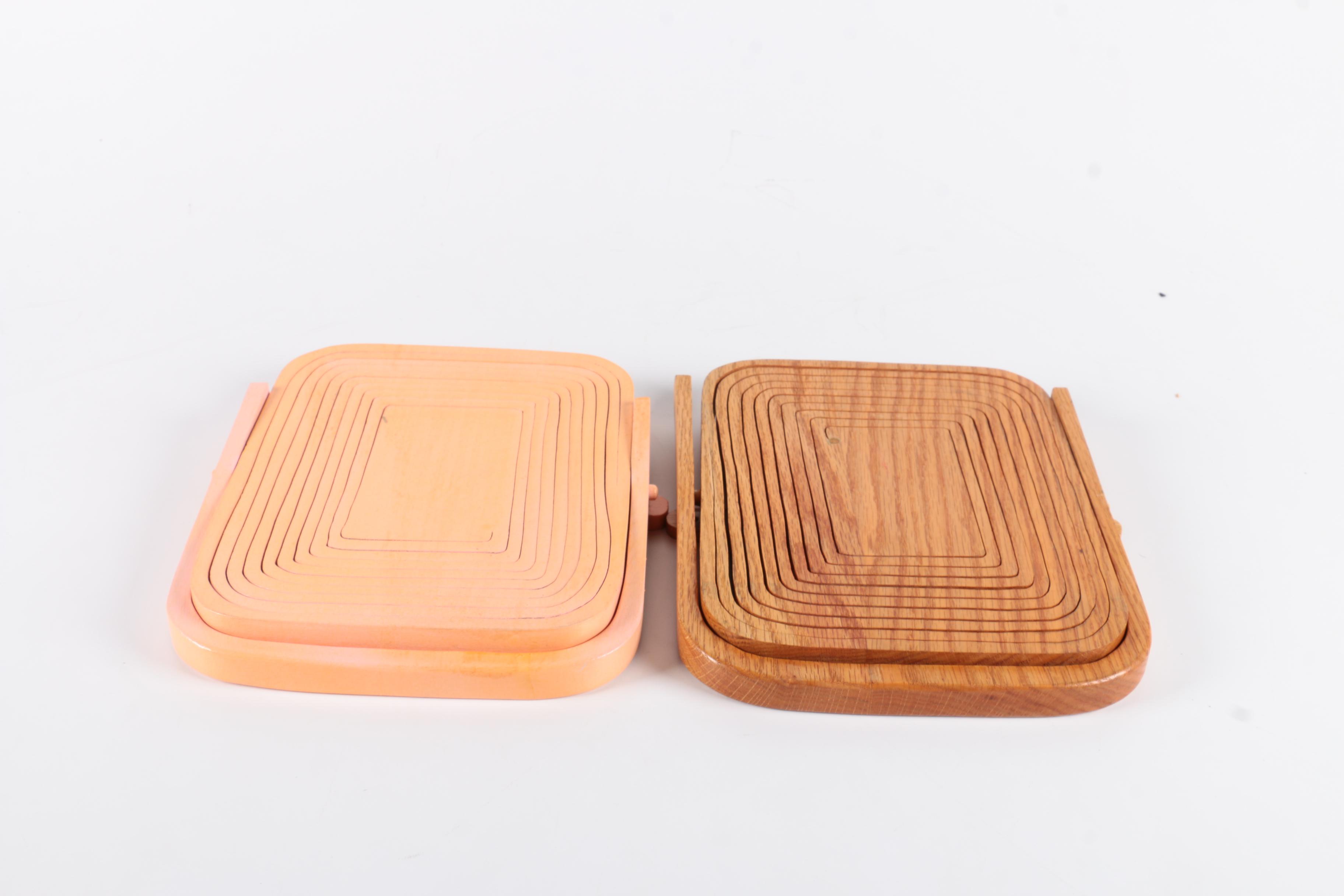 Collapsible Wooden Baskets