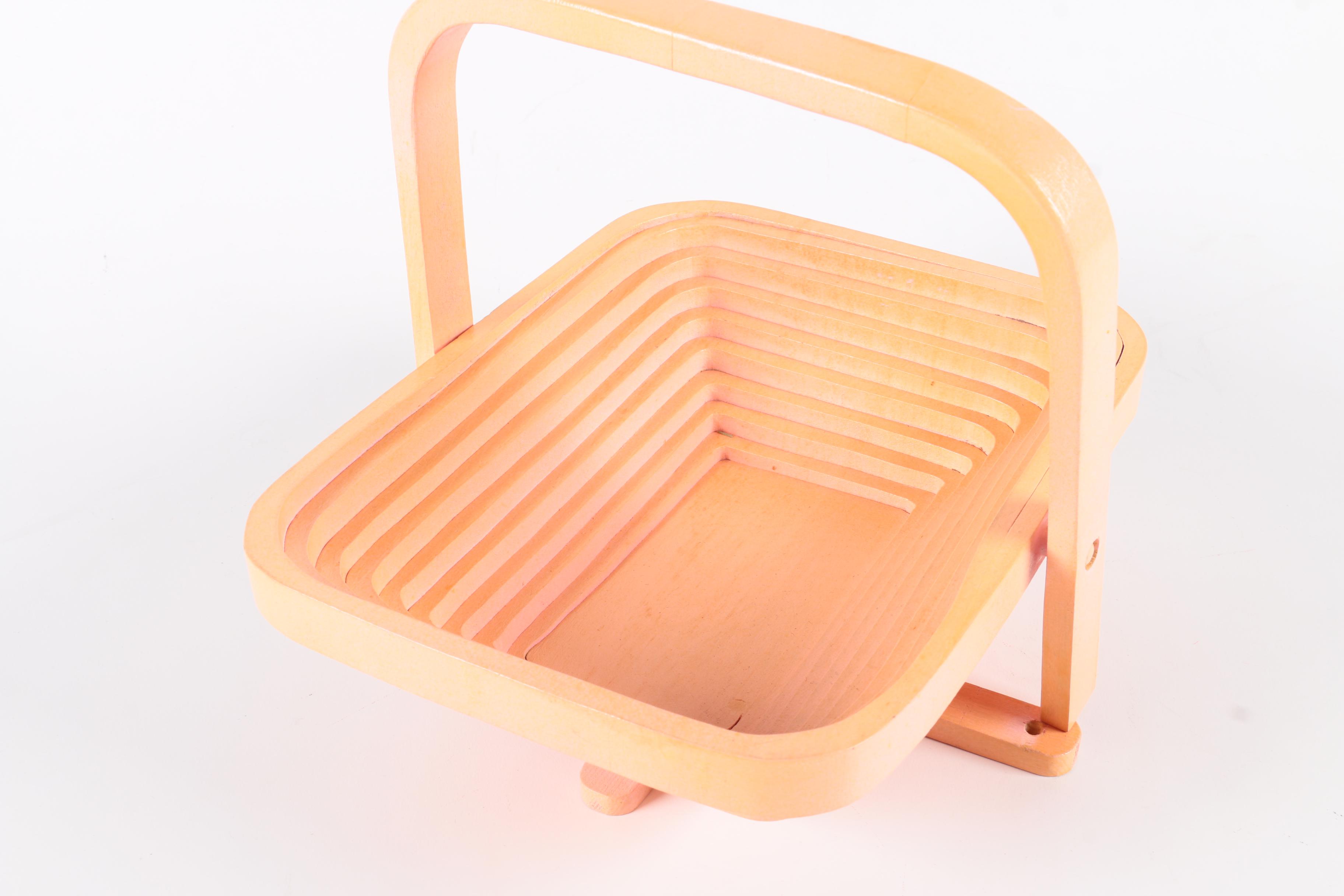 Collapsible Wooden Baskets