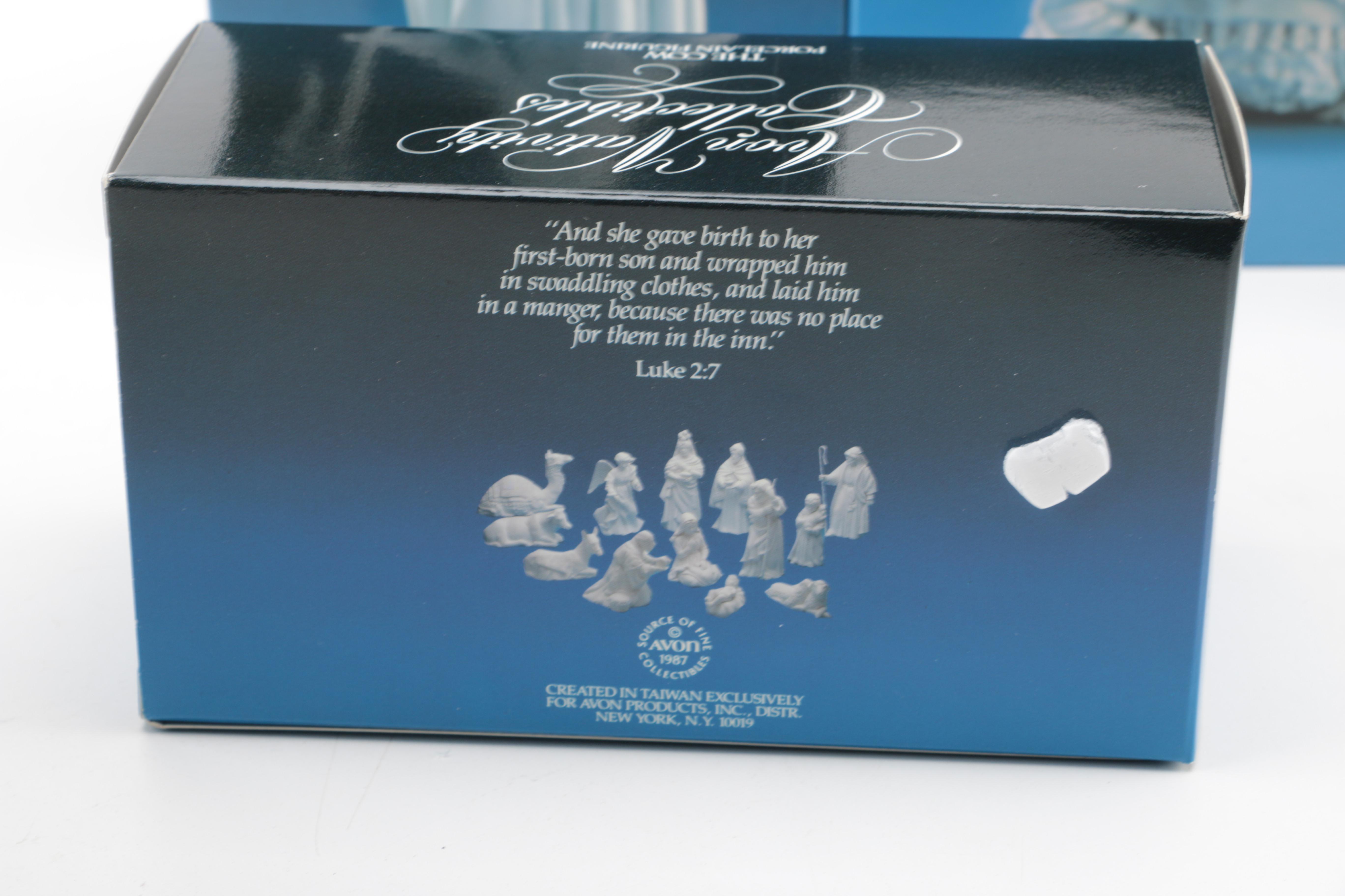 Assorted Avon Nativity Figurines