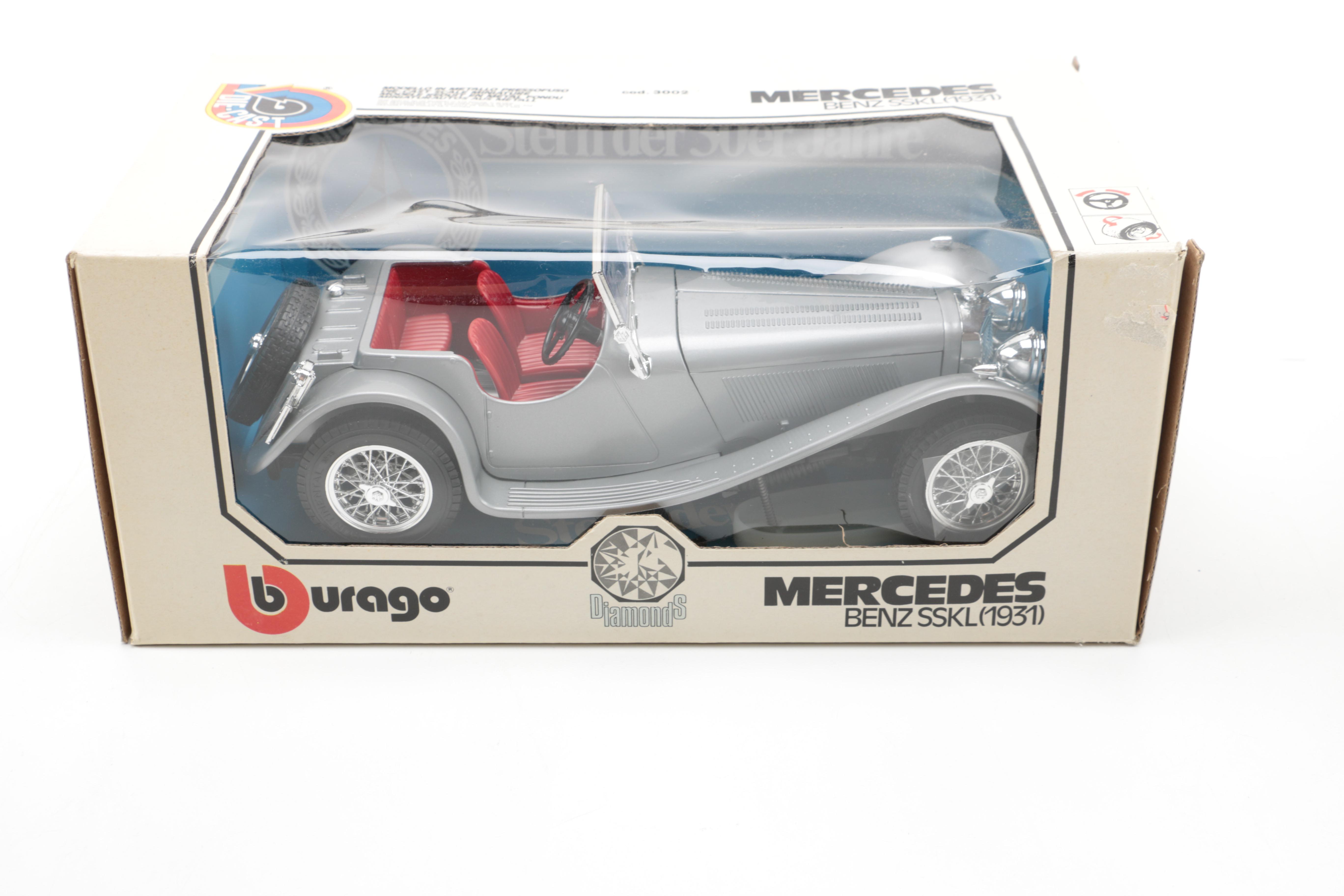 Four Die-Cast and Wooden Cars