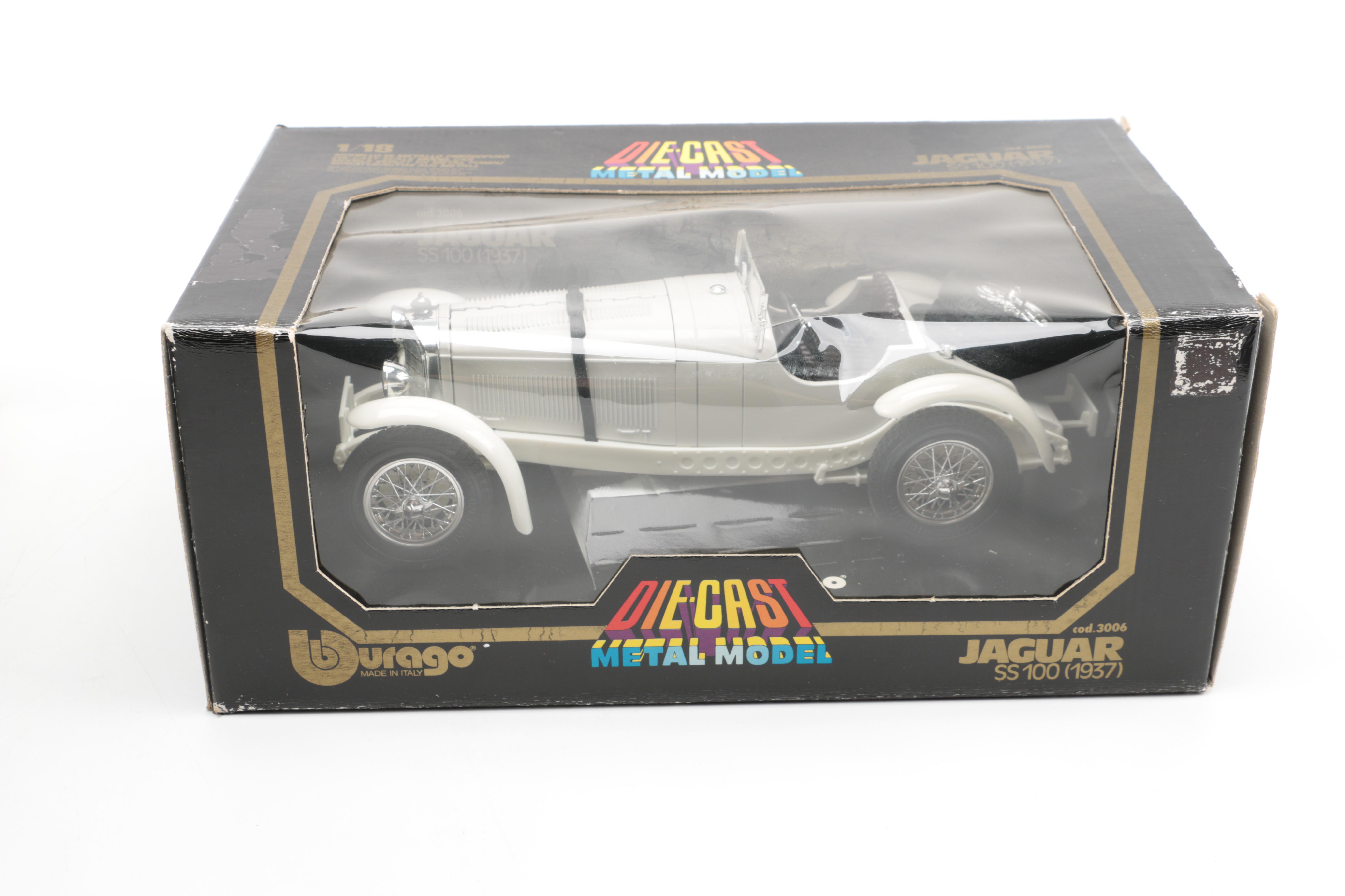 Four Die-Cast and Wooden Cars