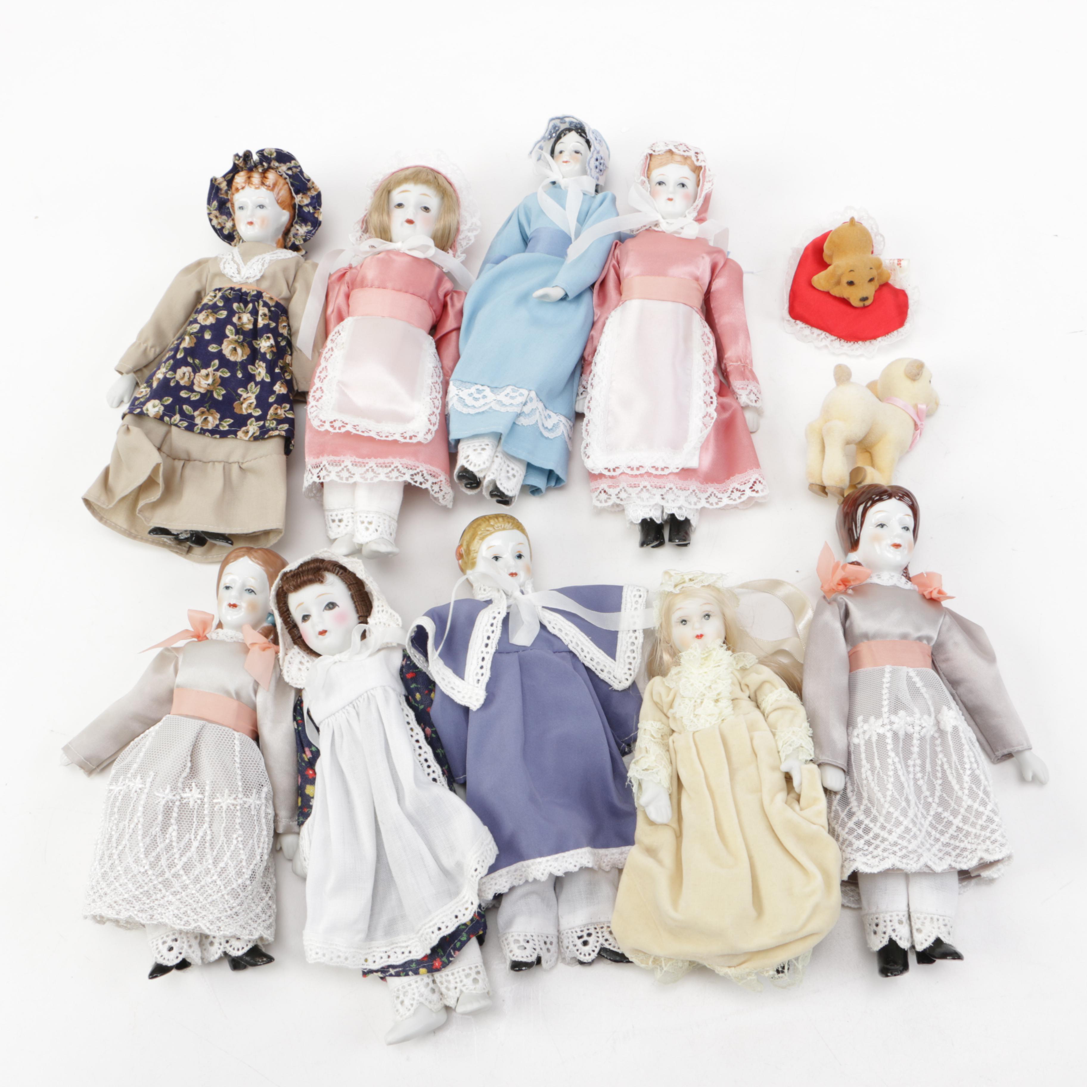 Selection of Porcelain Dolls