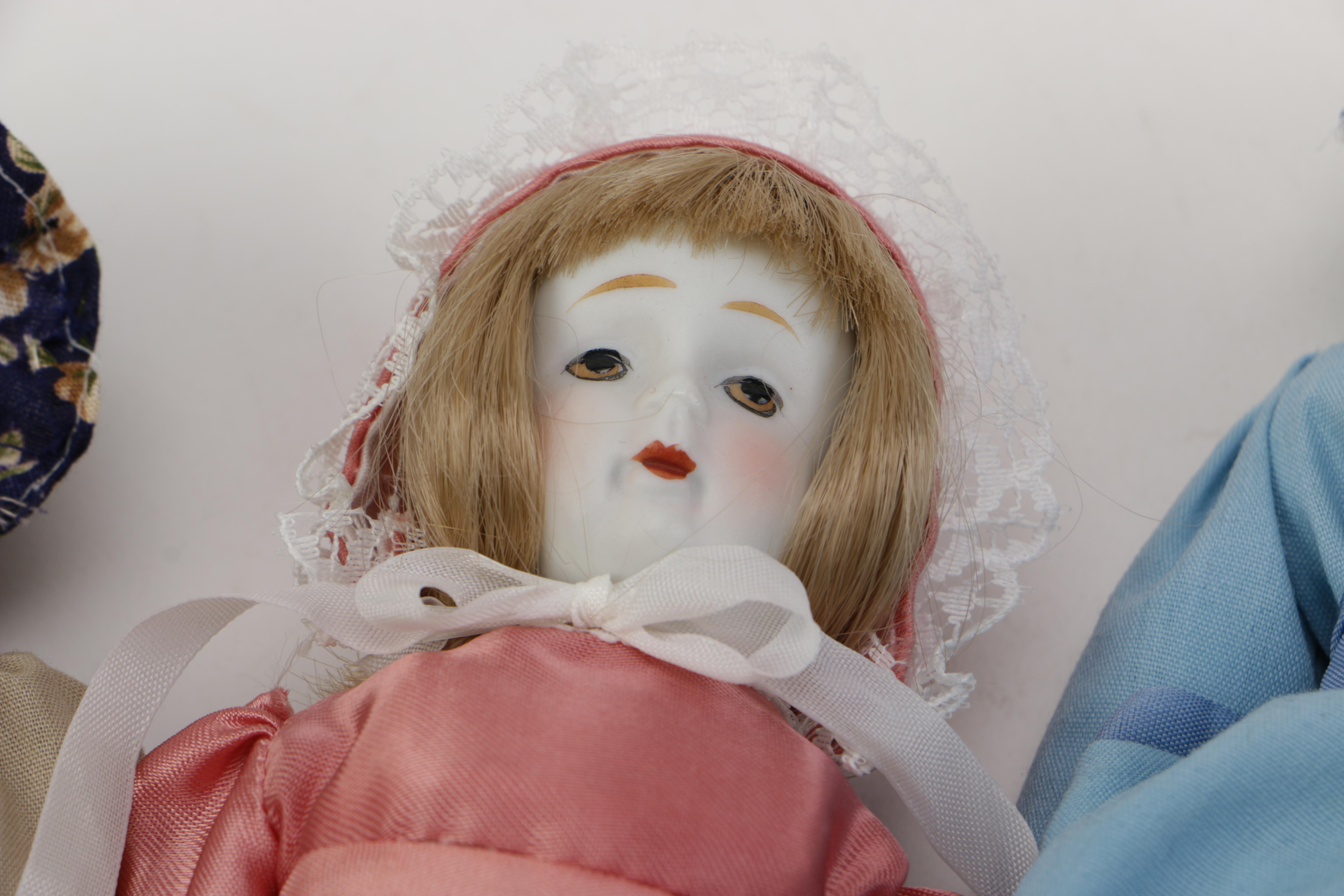 Selection of Porcelain Dolls